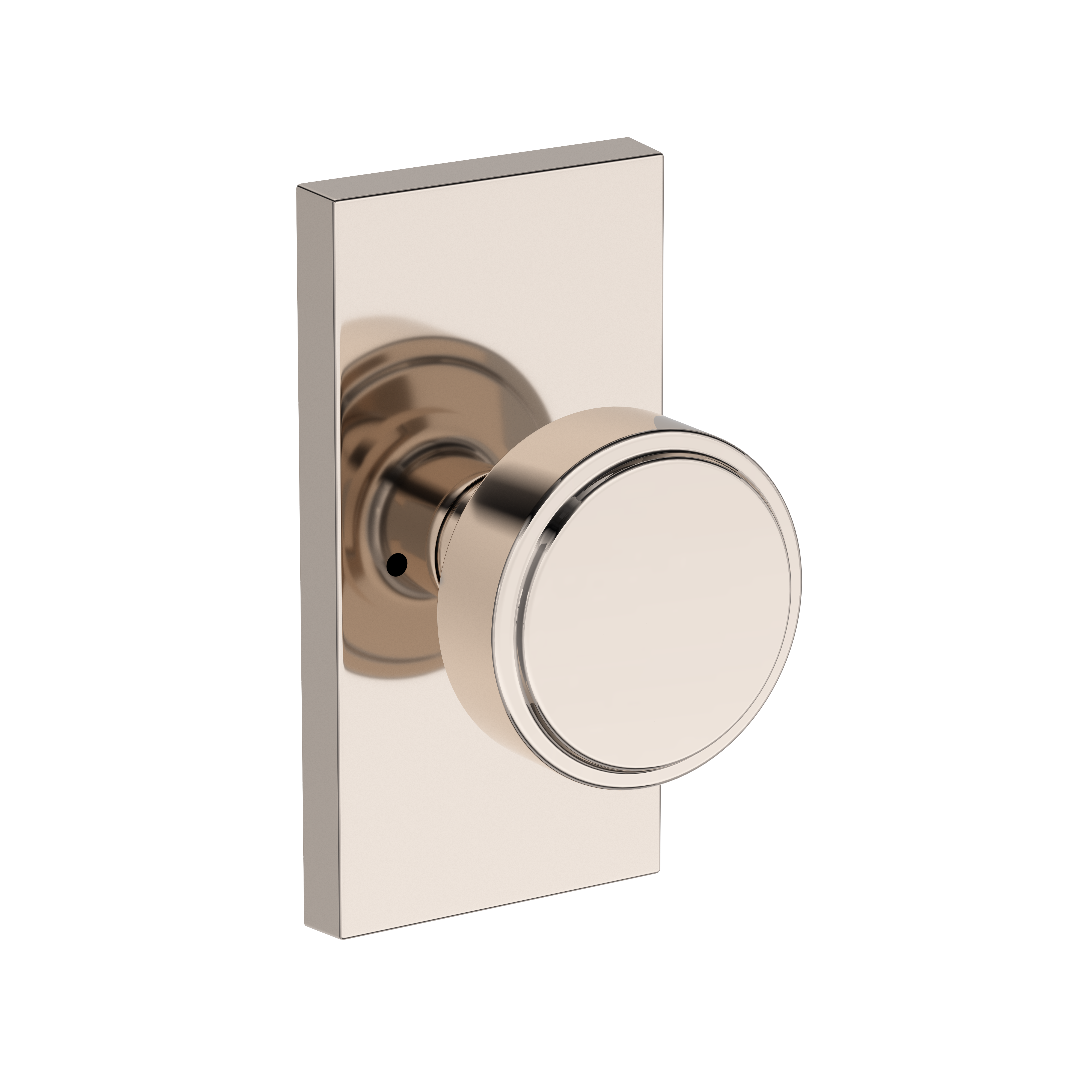 Baldwin Vashon Knob Set with Contemporary 5" Rose