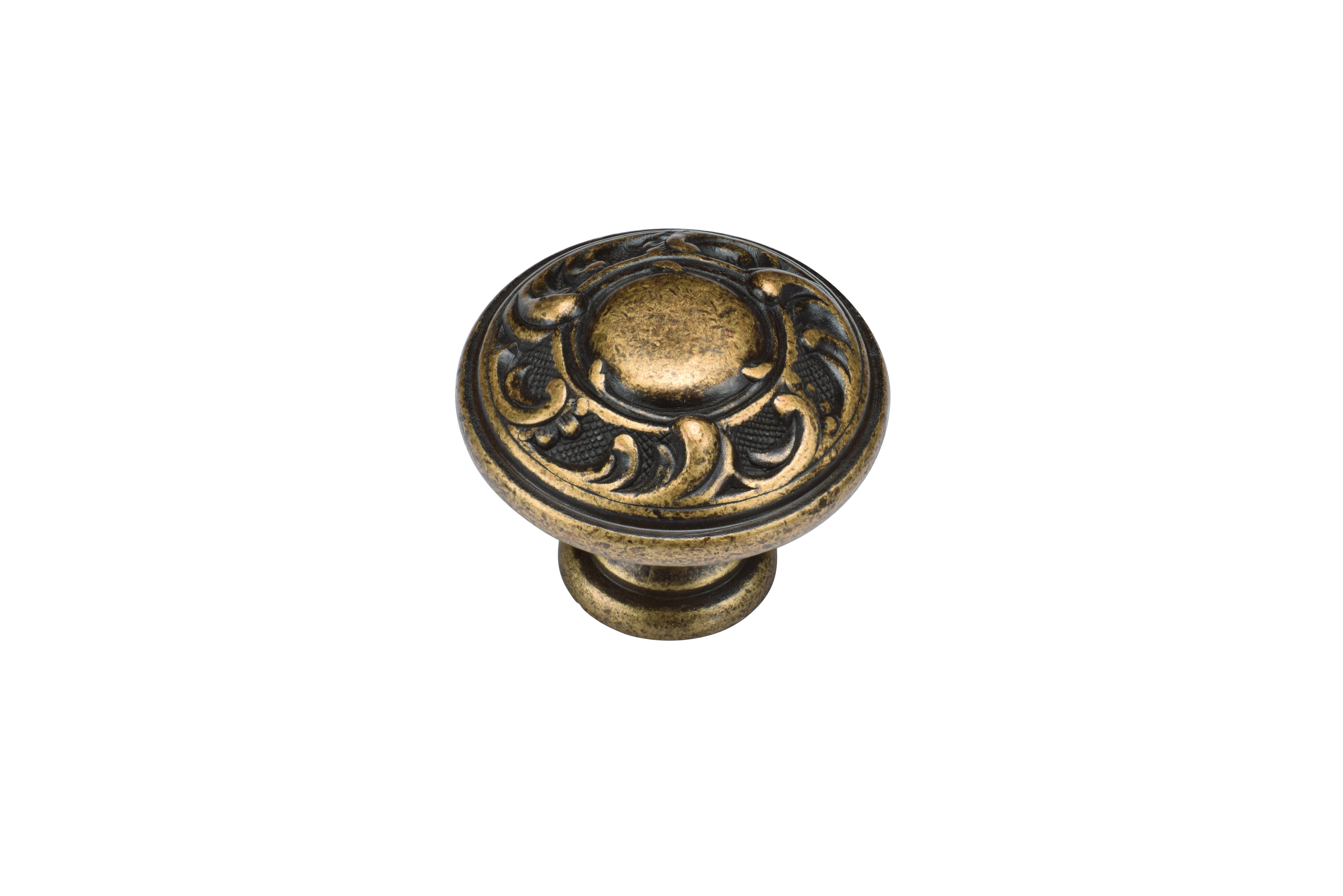 Manzoni Decorated Round Cabinet Knob