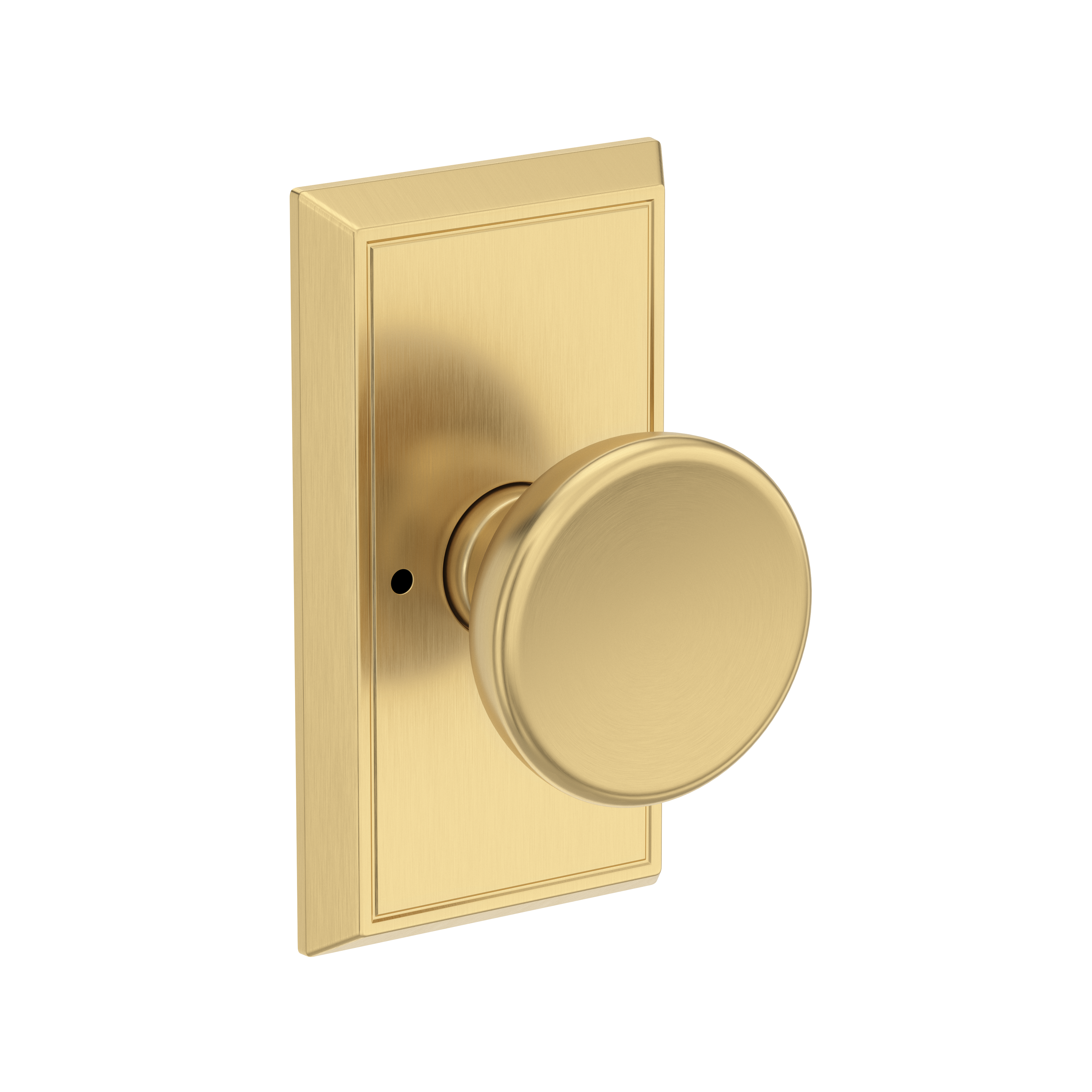 Baldwin Solvang Knob Set with Chamfered 5" Rose