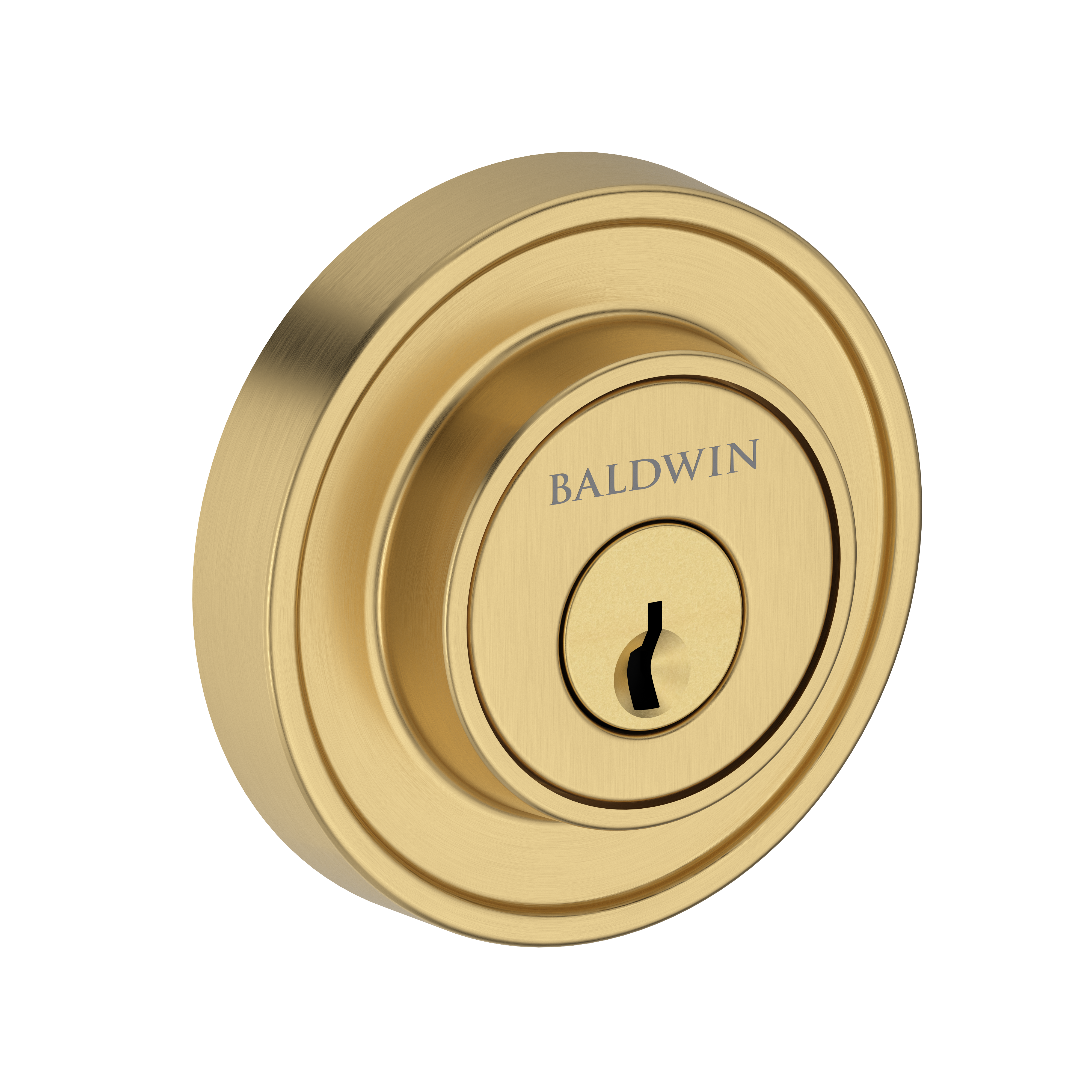 Baldwin Recessed Round Single Cylinder Deadbolt