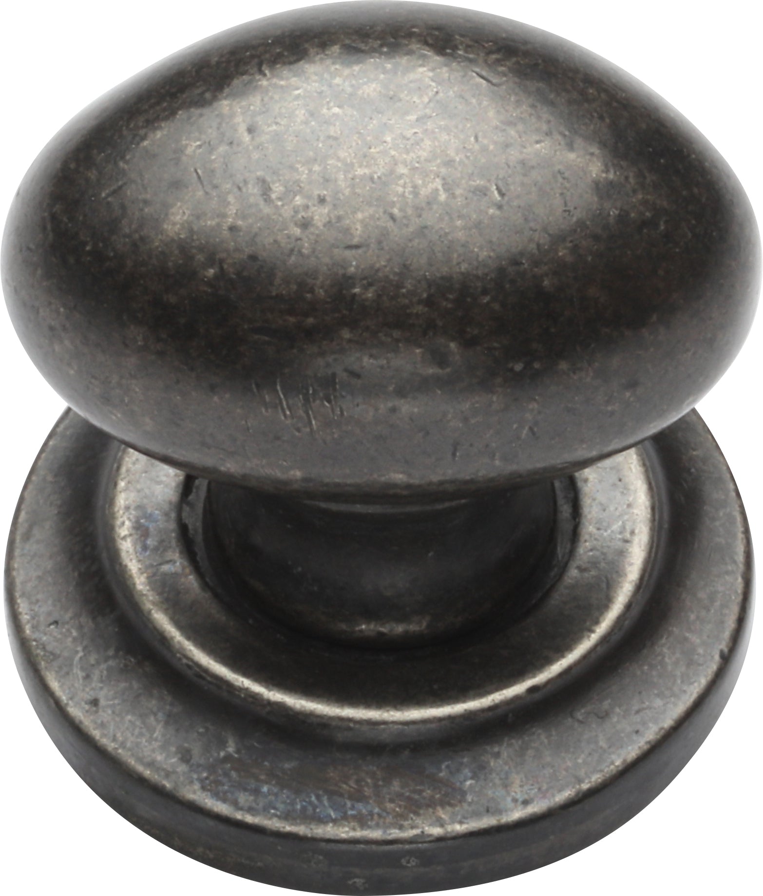 Ashley Norton Bronze Oval (Egg) Cabinet Knob on Rose