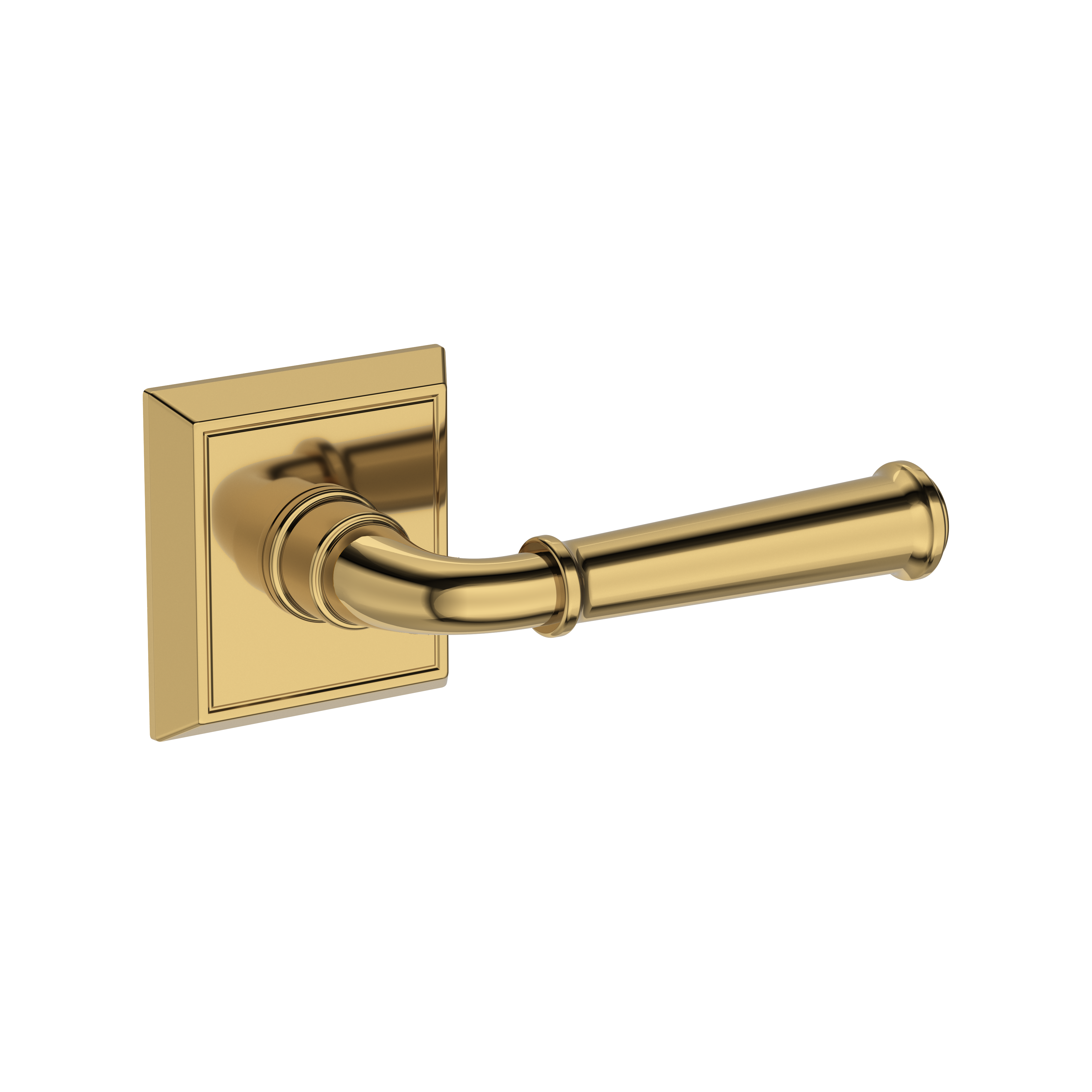 Baldwin Dunsmoor Lever Set with Chamfered Square Rose