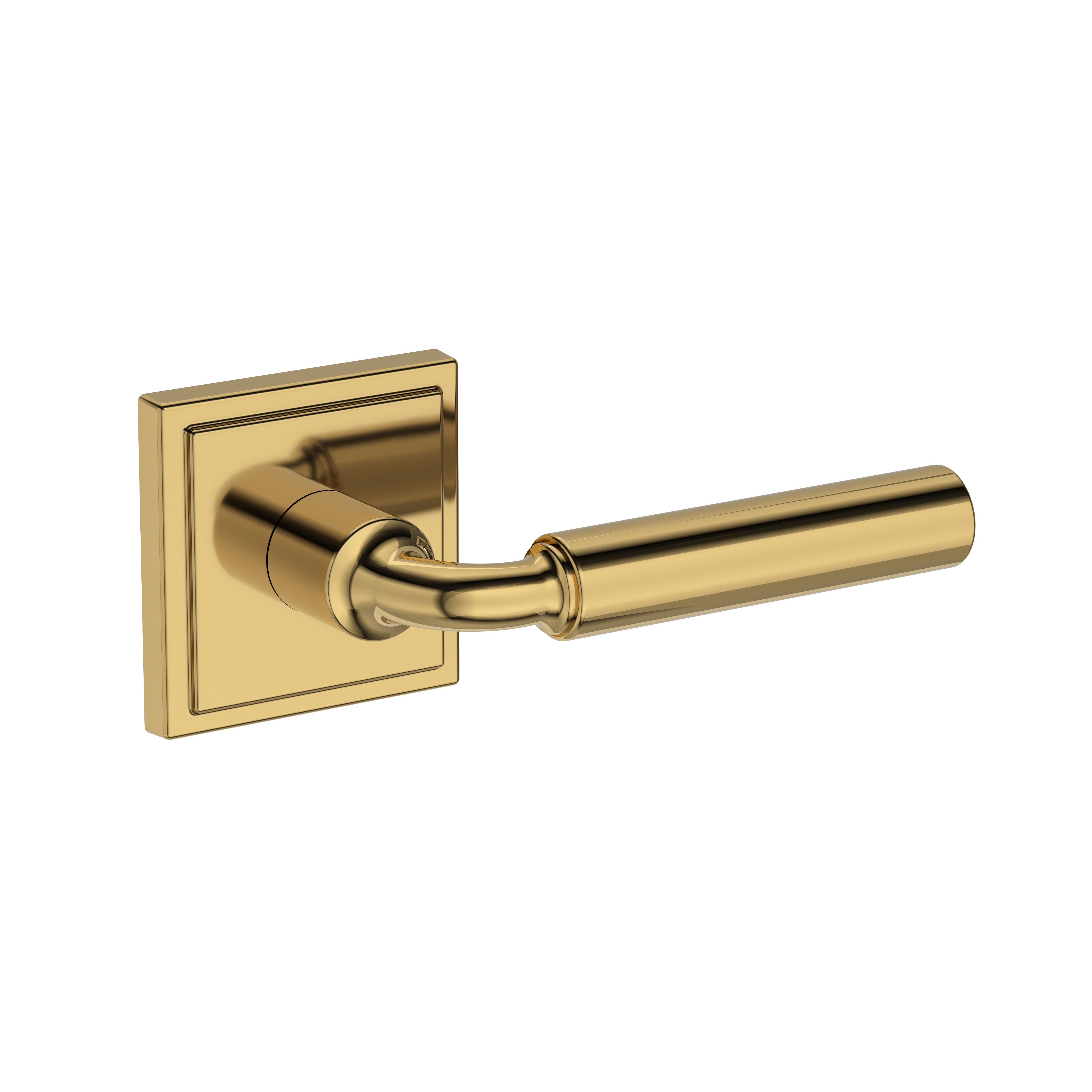 Baldwin La Conner Lever Set with Stepped Square Rose