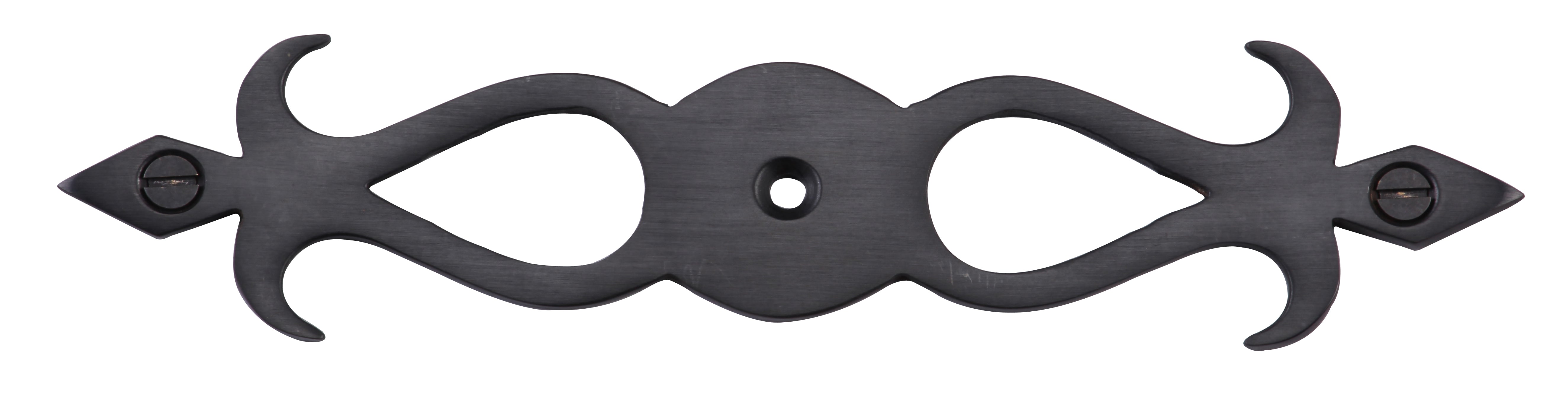 Ashley Norton Fleur-de-lis Cabinet Knob Backpate