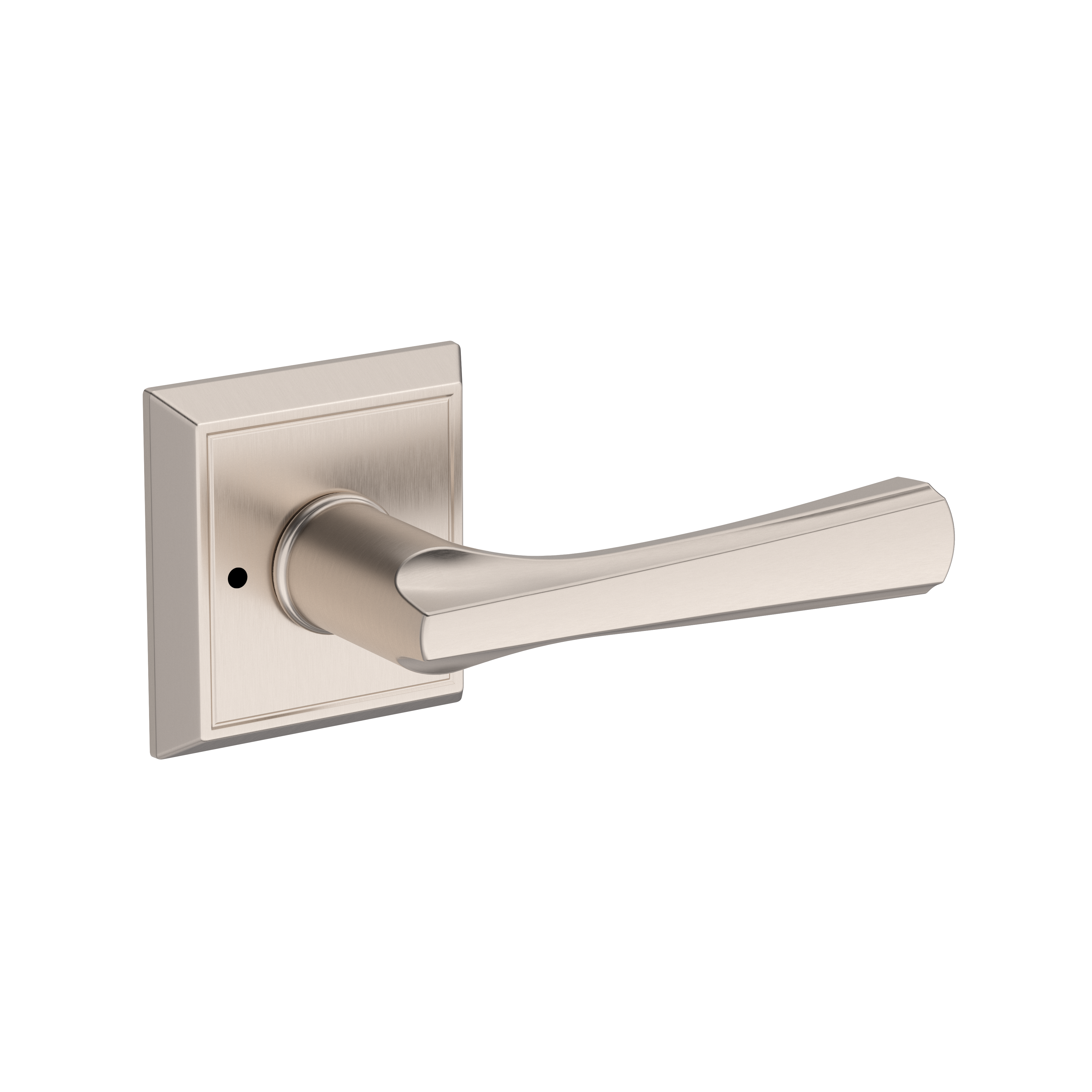 Baldwin Wyndcliff Lever Set with Chamfered Square Rose