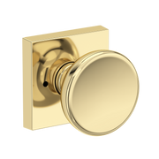 Baldwin Solvang Knob Set with Contemporary Square Rose