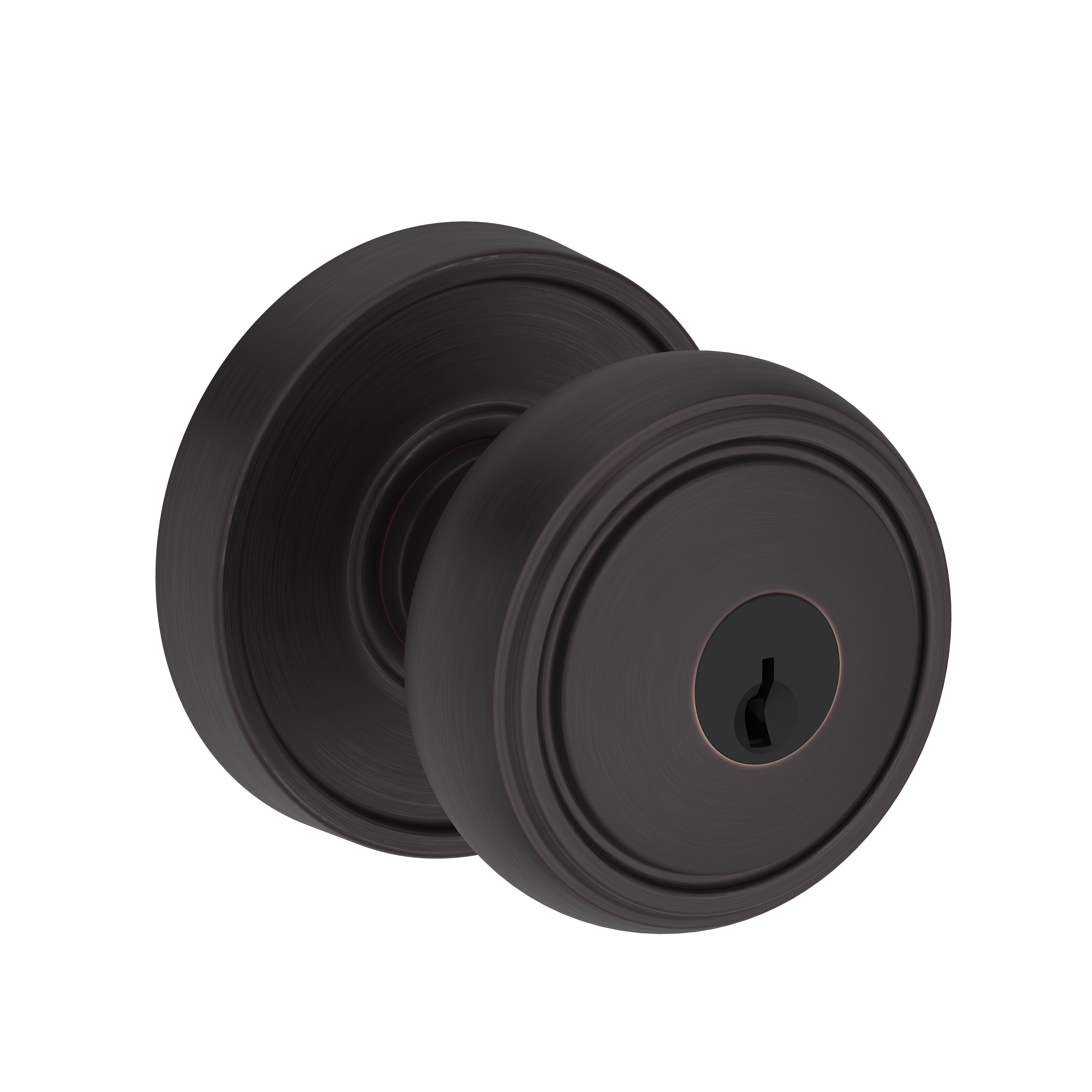 Baldwin Bremerton Knob Set with Recessed Round Rose