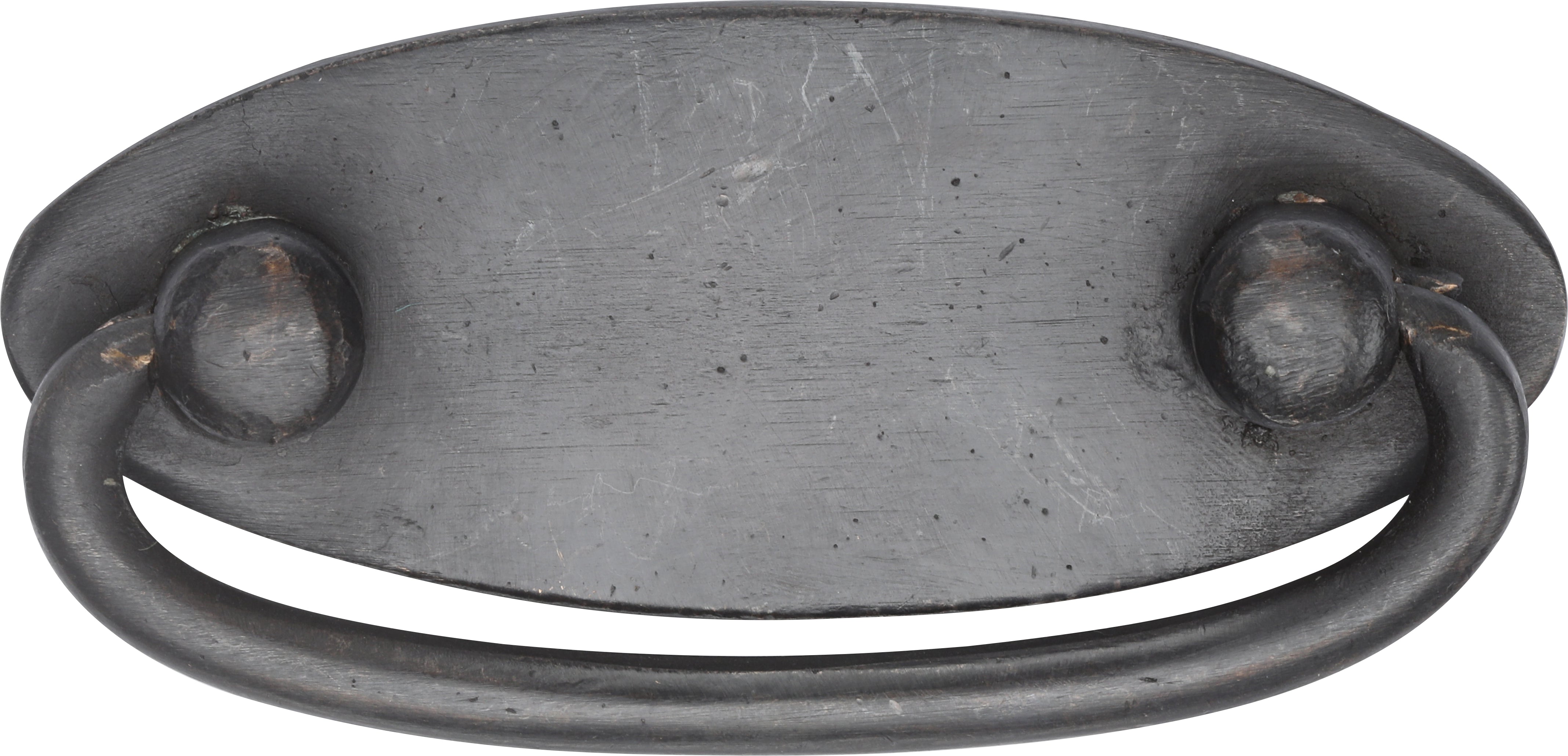 Ashley Norton Bronze Drop Pull on Oval plate