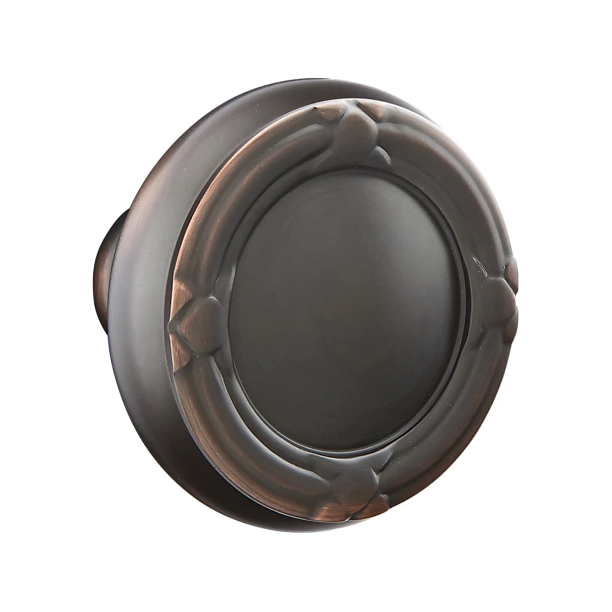 Emtek Orleans Tubular Entryset Monolithic with Ribbon & Reed Knob