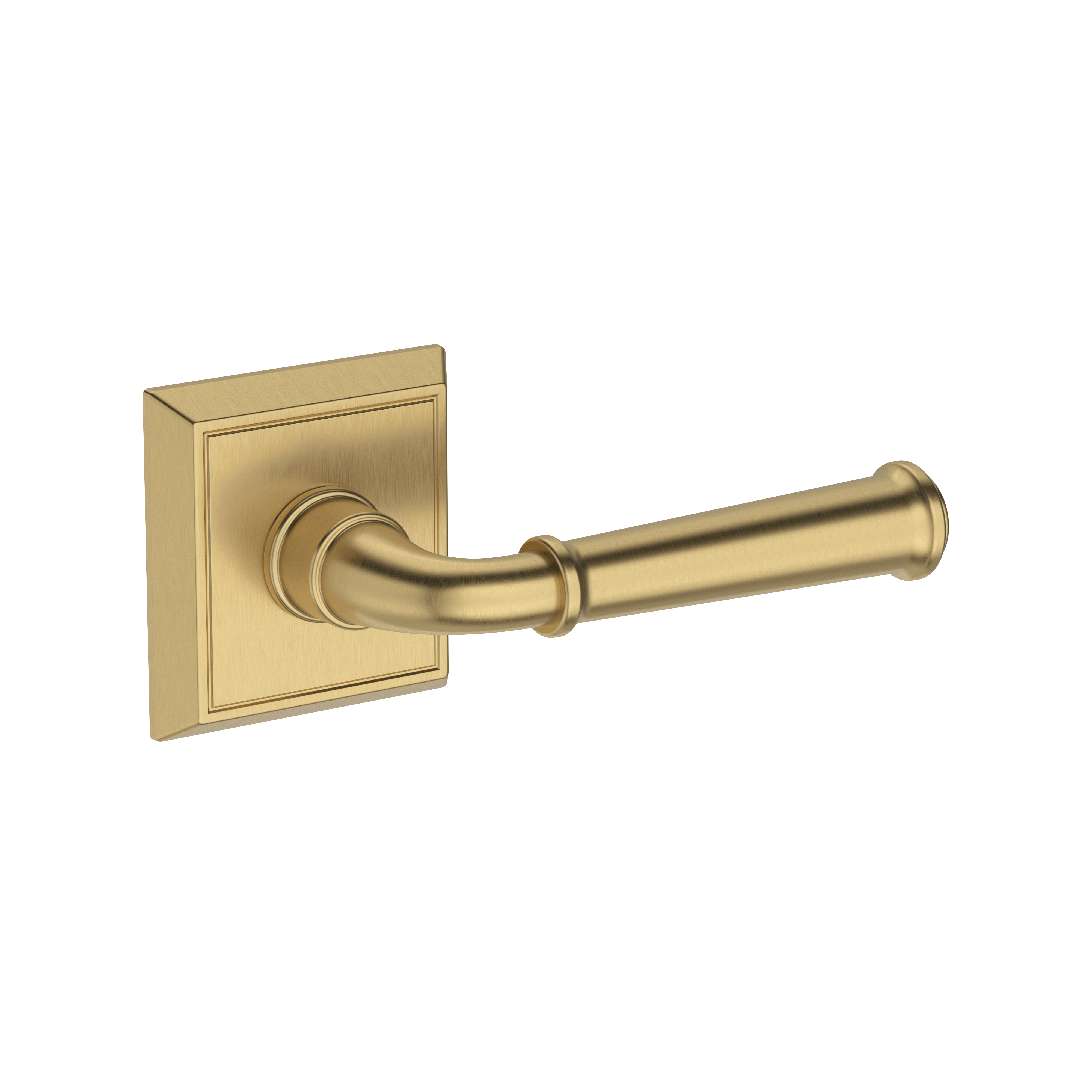 Baldwin Dunsmoor Lever Set with Chamfered Square Rose