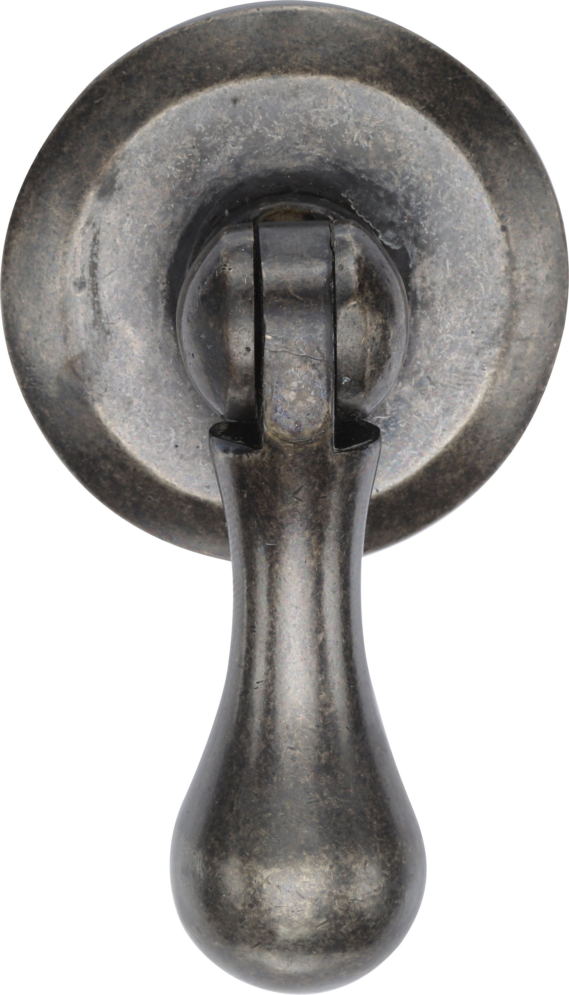 Ashley Norton Bronze Drop Pull on Round Plate