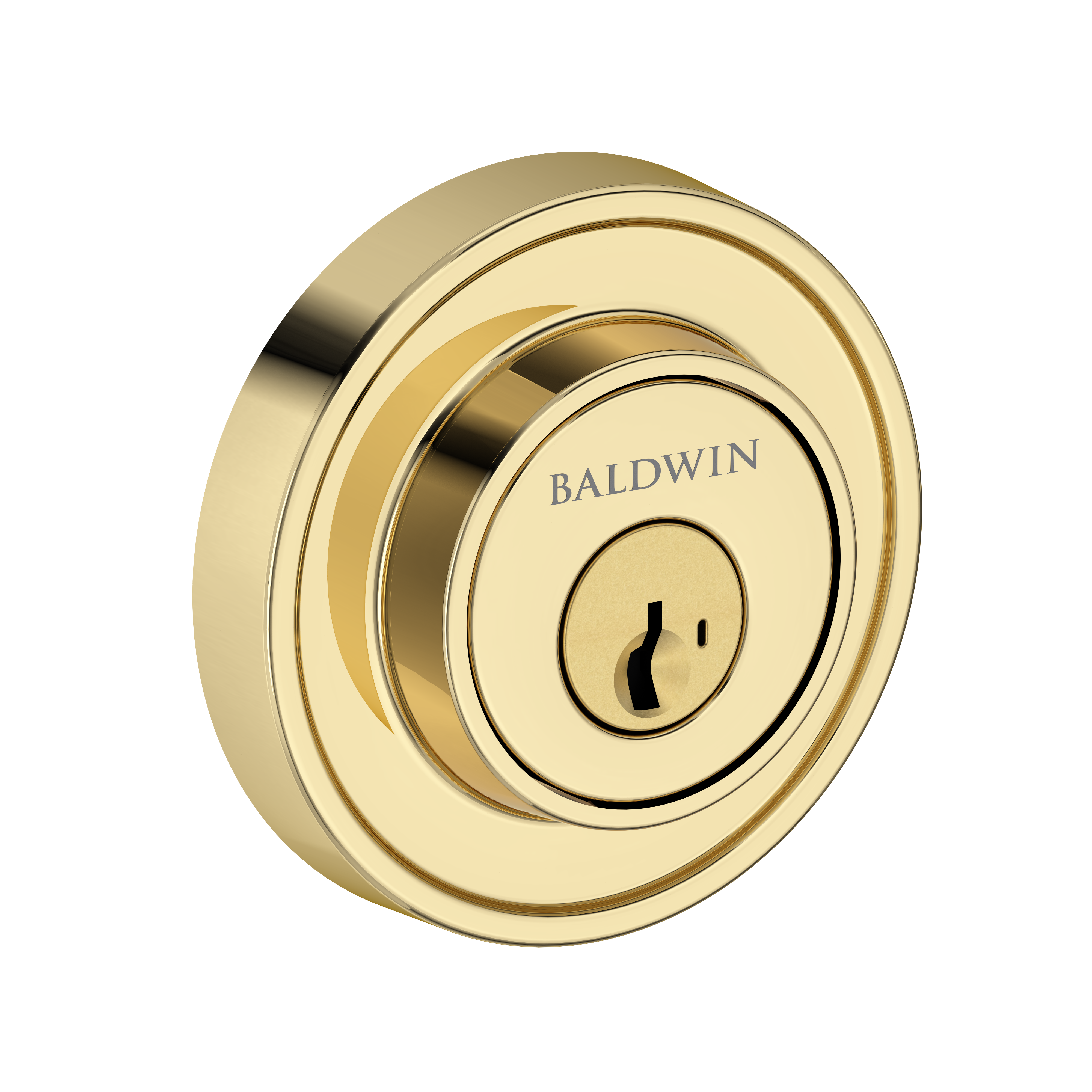 Baldwin Recessed Round Single Cylinder Deadbolt