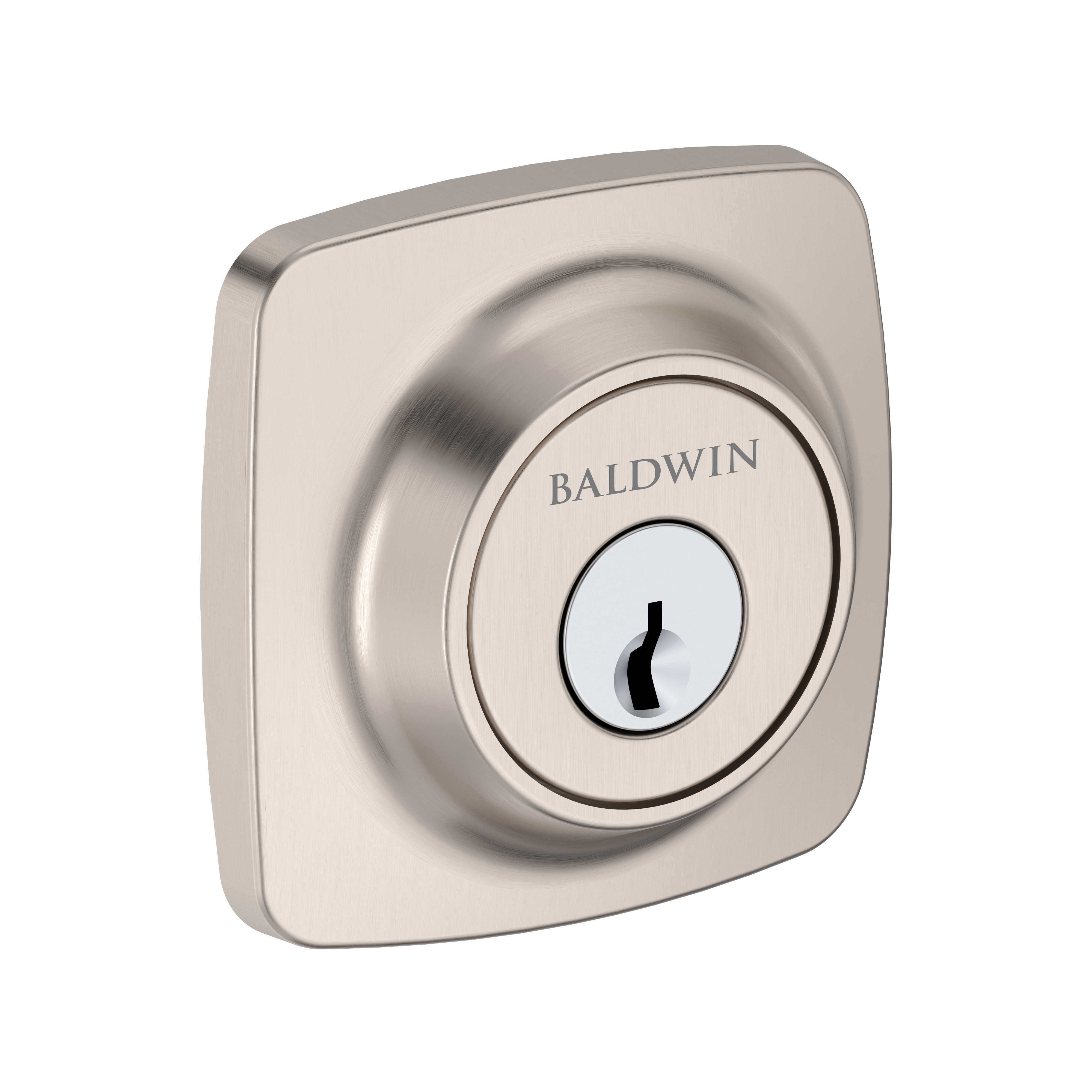 Baldwin Soft Square Single Cylinder Deadbolt
