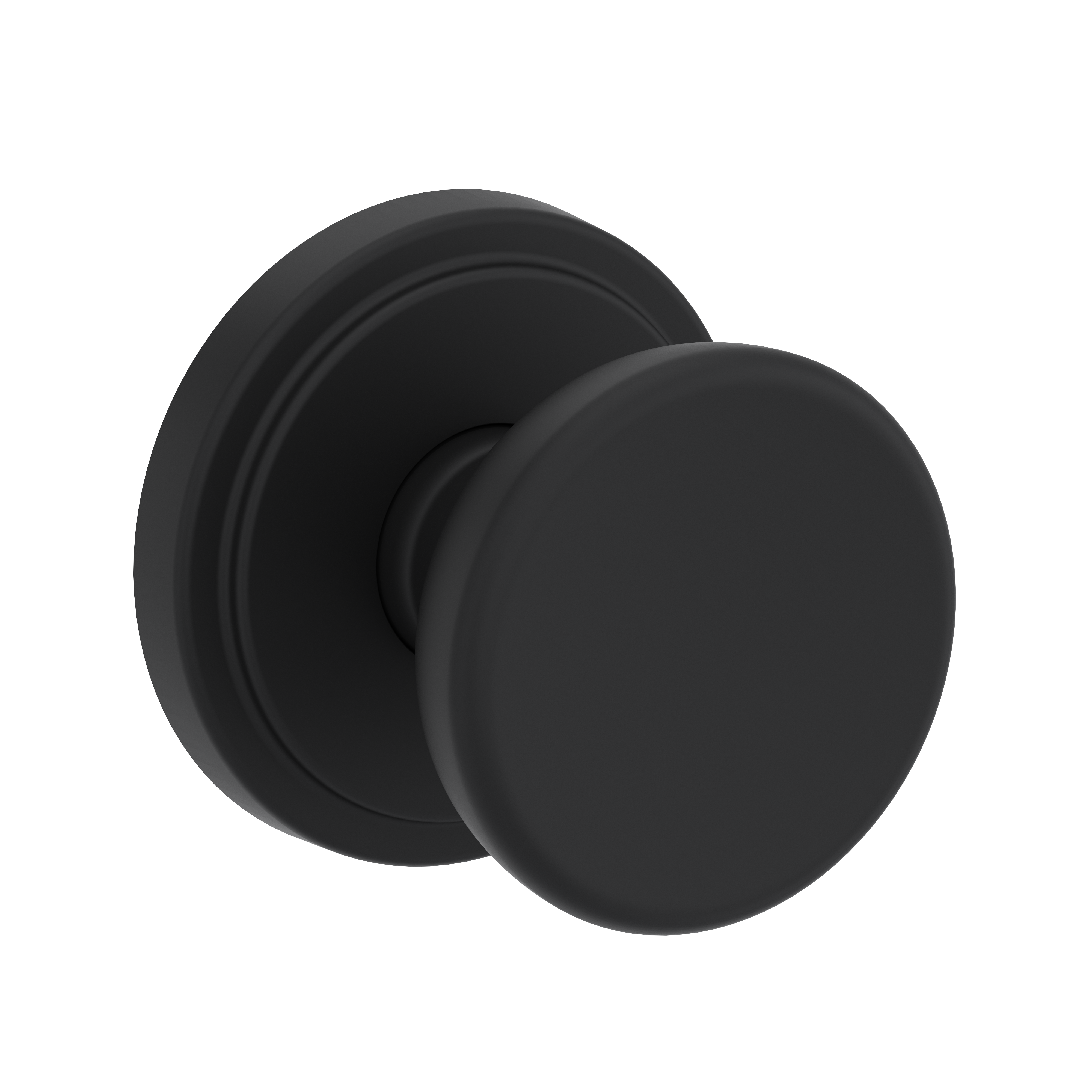 Baldwin Solvang Knob Set with Stepped Round Rose