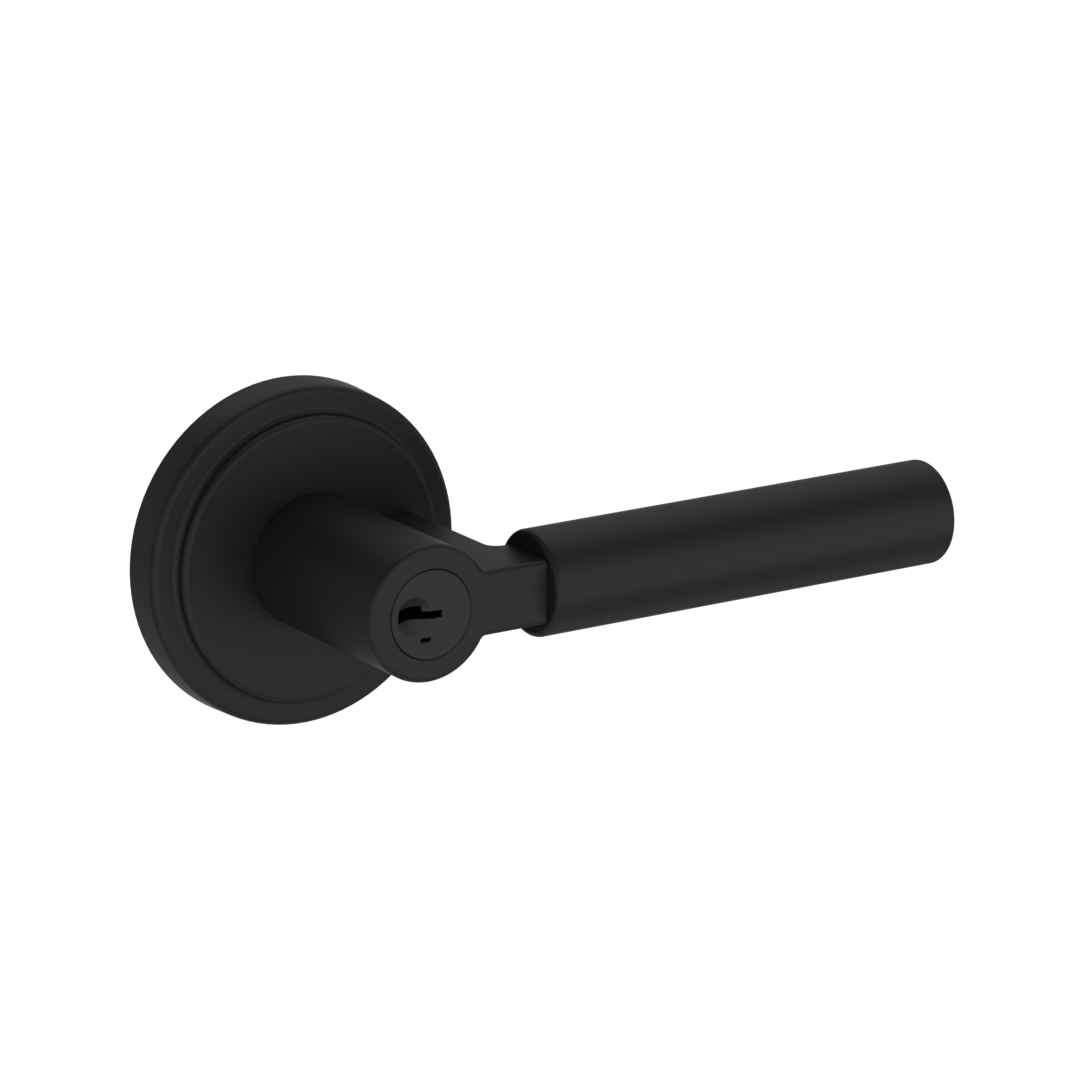 Baldwin Lake Forest Lever Set with Stepped Round Rose