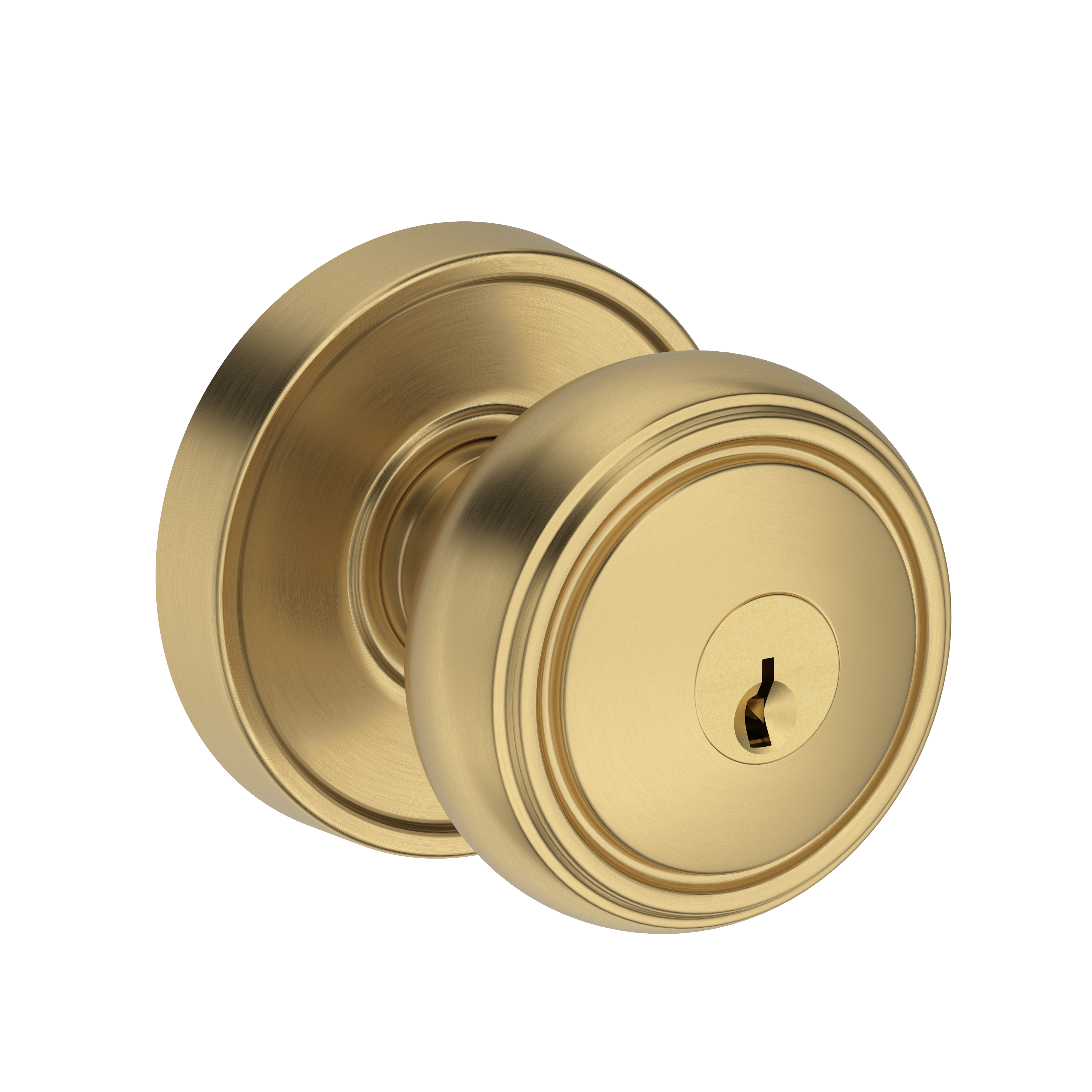 Baldwin Bremerton Knob Set with Recessed Round Rose