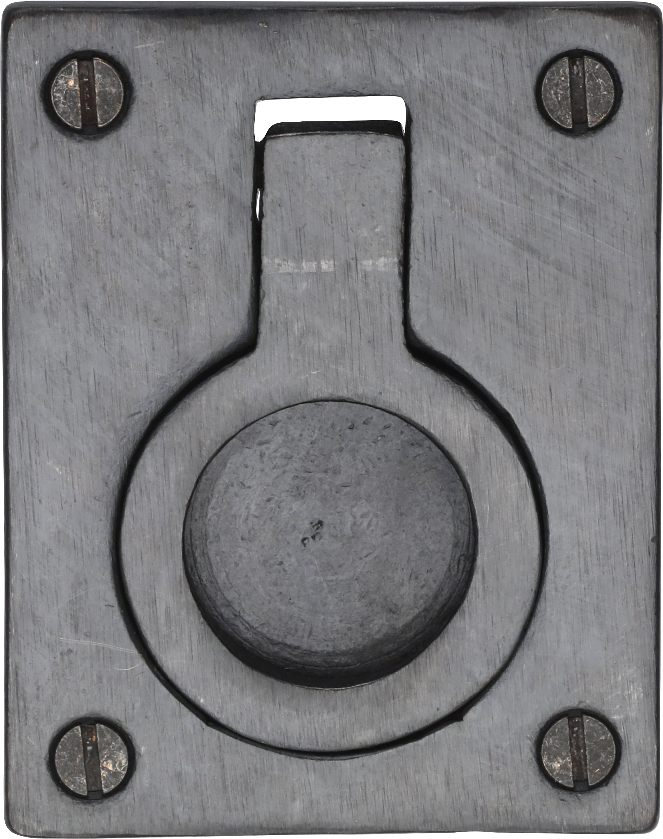 Ashley Norton Bronze Front Mounted Military Ring Pull for Cabinets