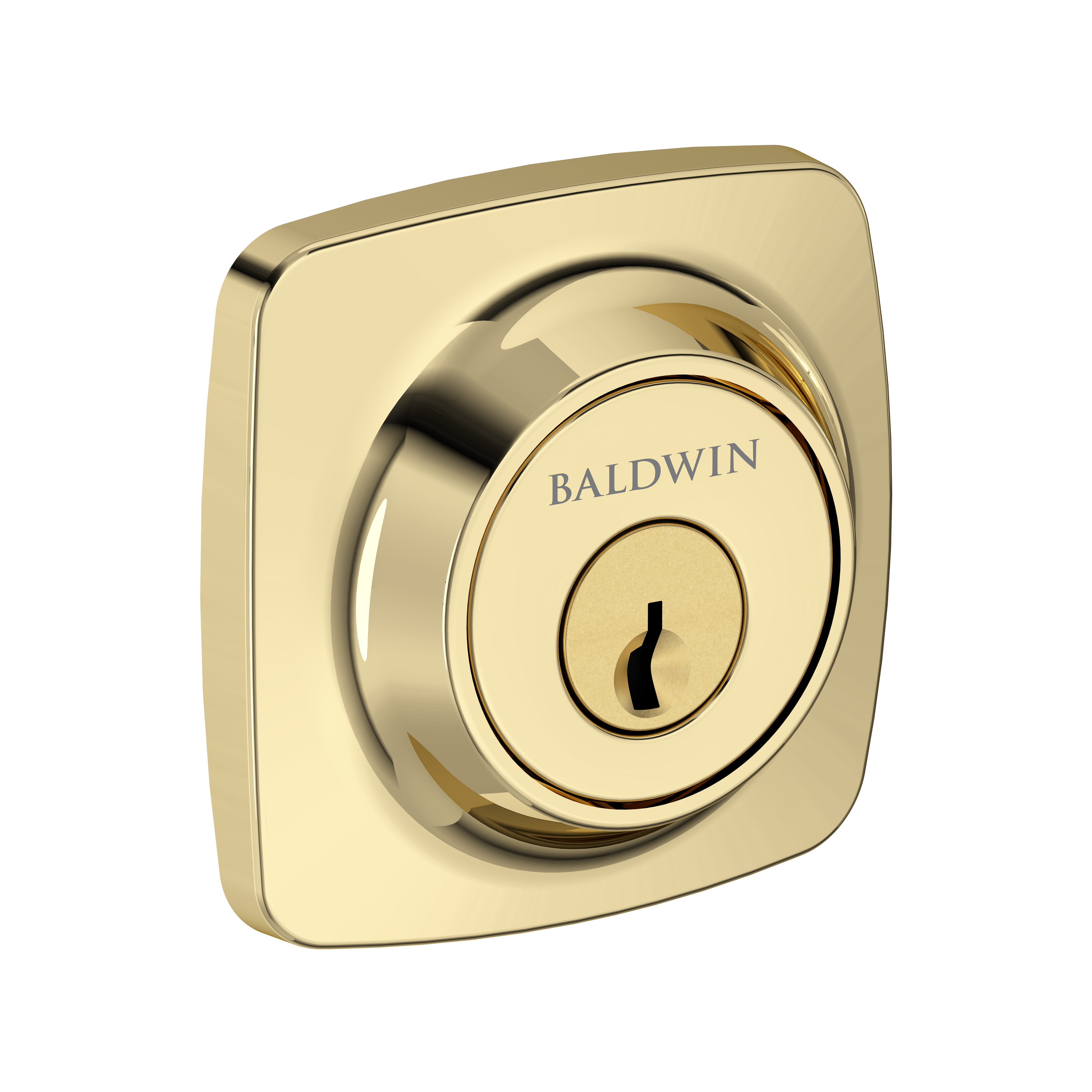 Baldwin Soft Square Single Cylinder Deadbolt