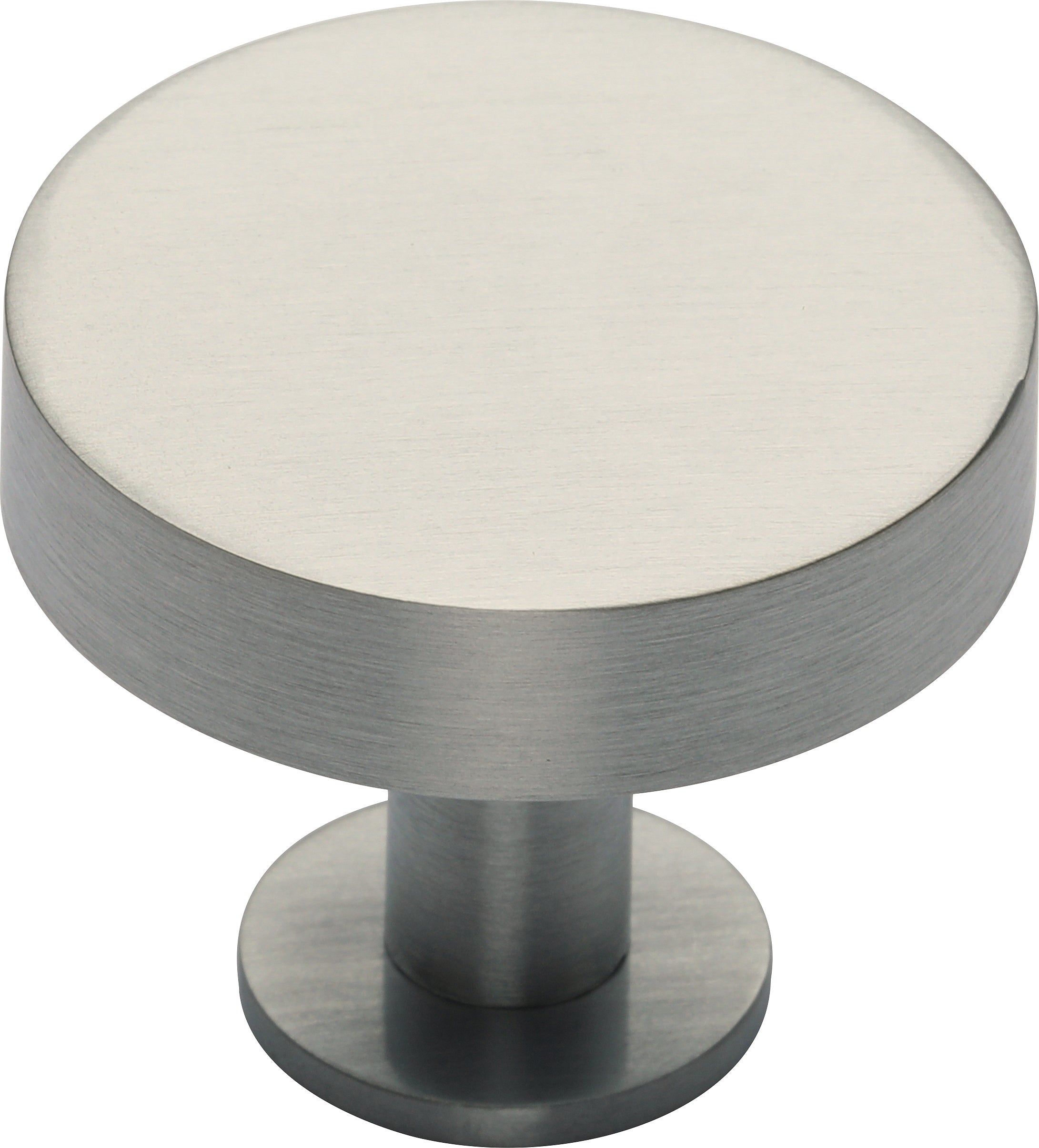 Ashley Norton Knurled Disc Cabinet Knob with Rosette