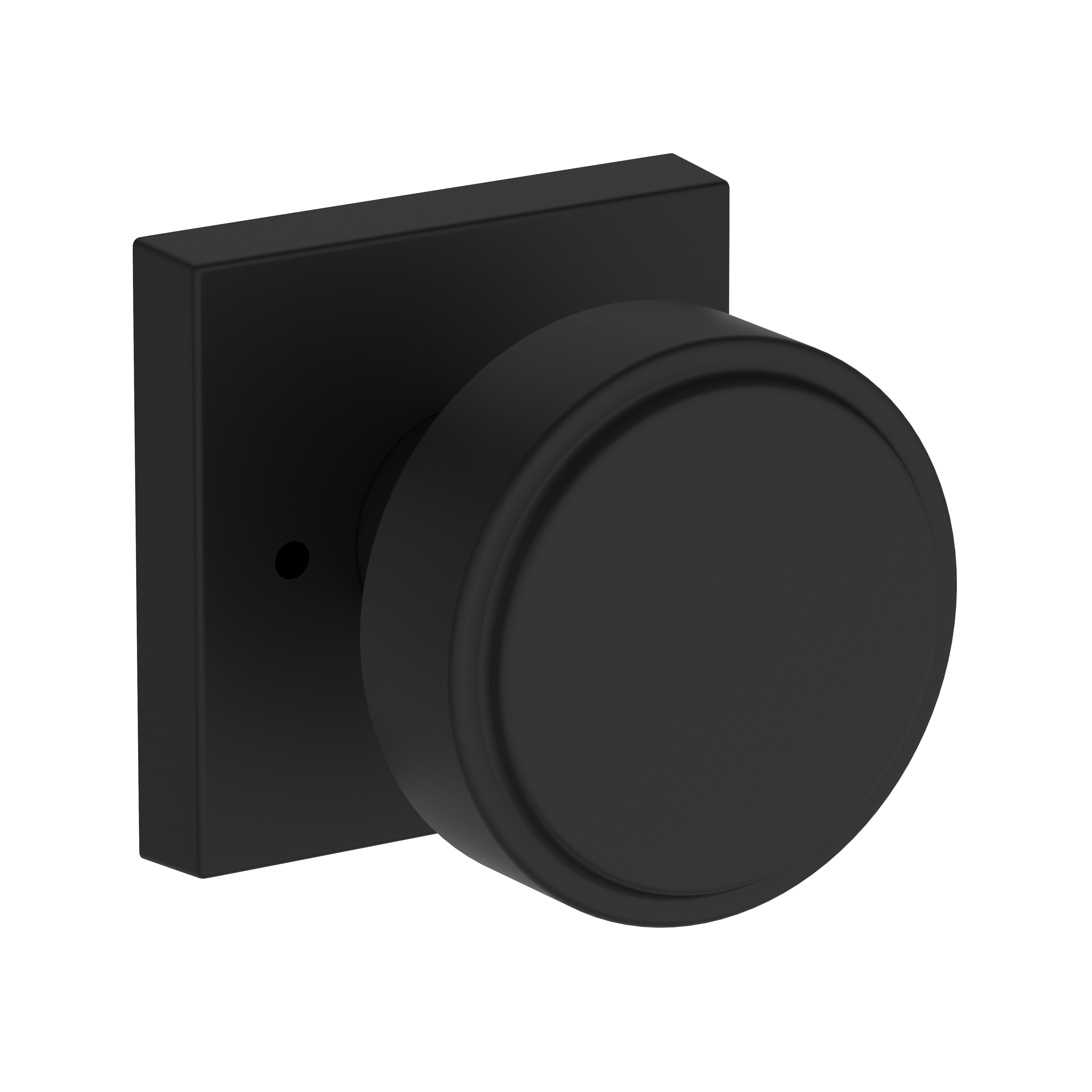 Baldwin Vashon Knob Set with Contemporary Square Rose