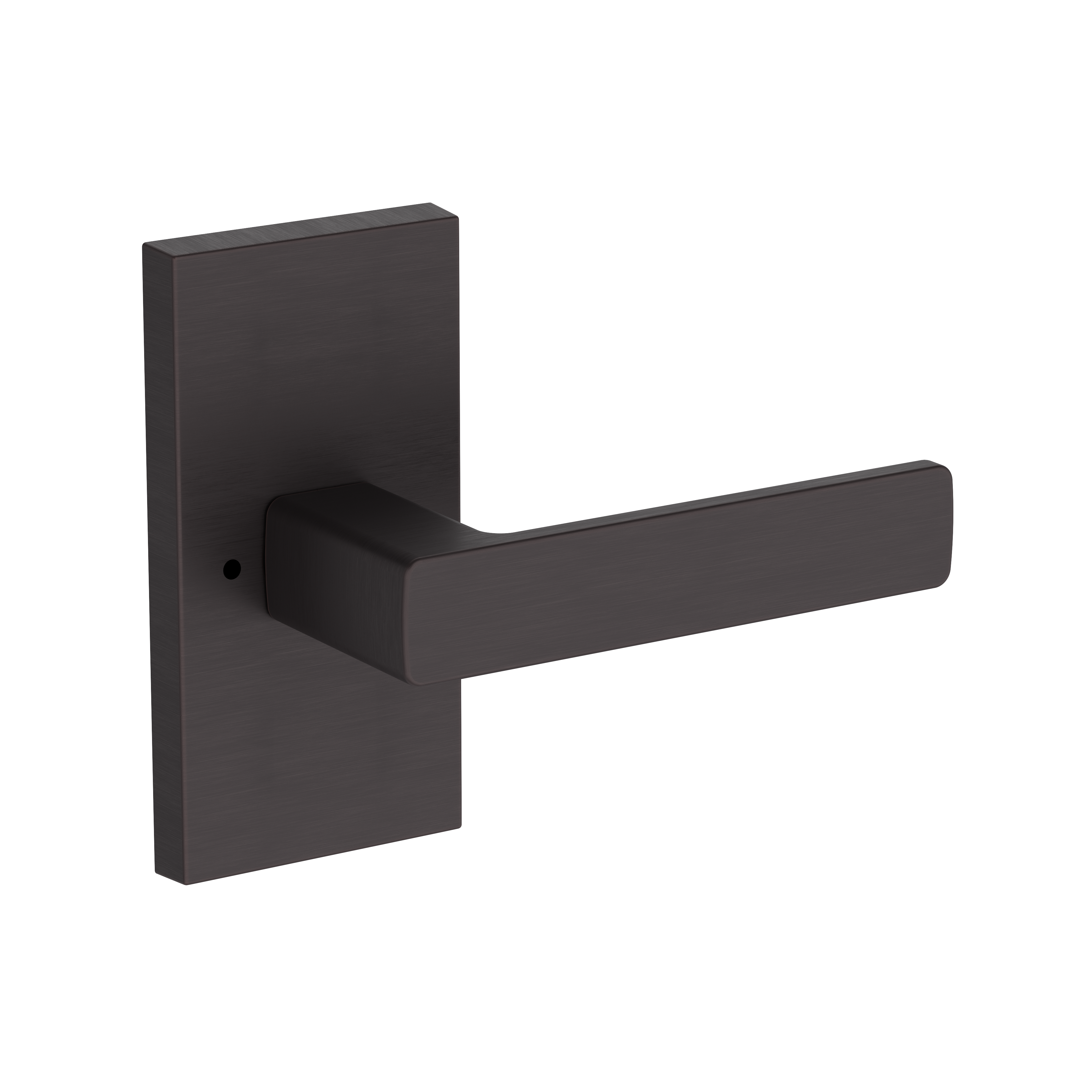 Baldwin Sharpewood Lever Set with Contemporary 5" Rose