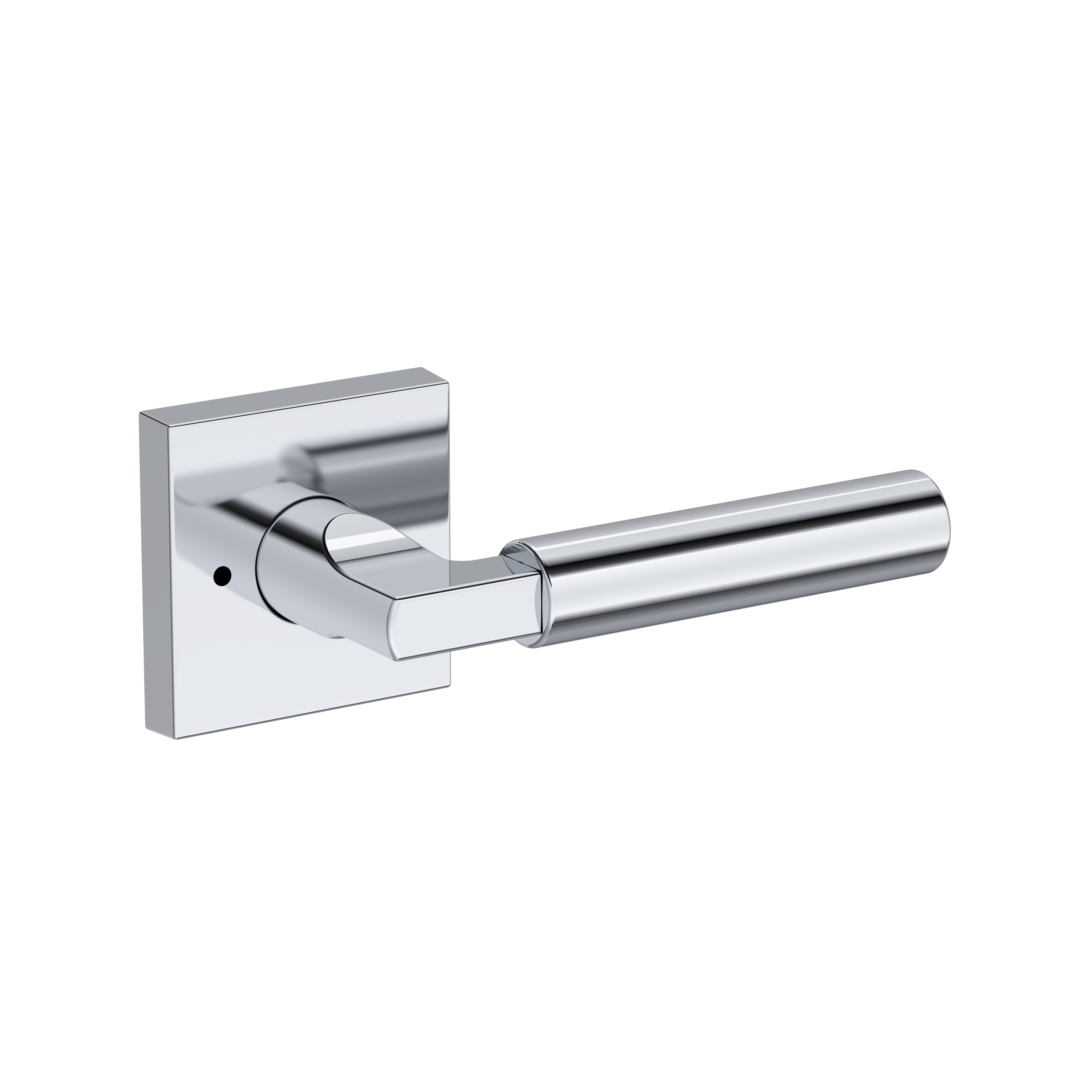 Baldwin Lake Forest Lever Set with Contemporary Square Rose