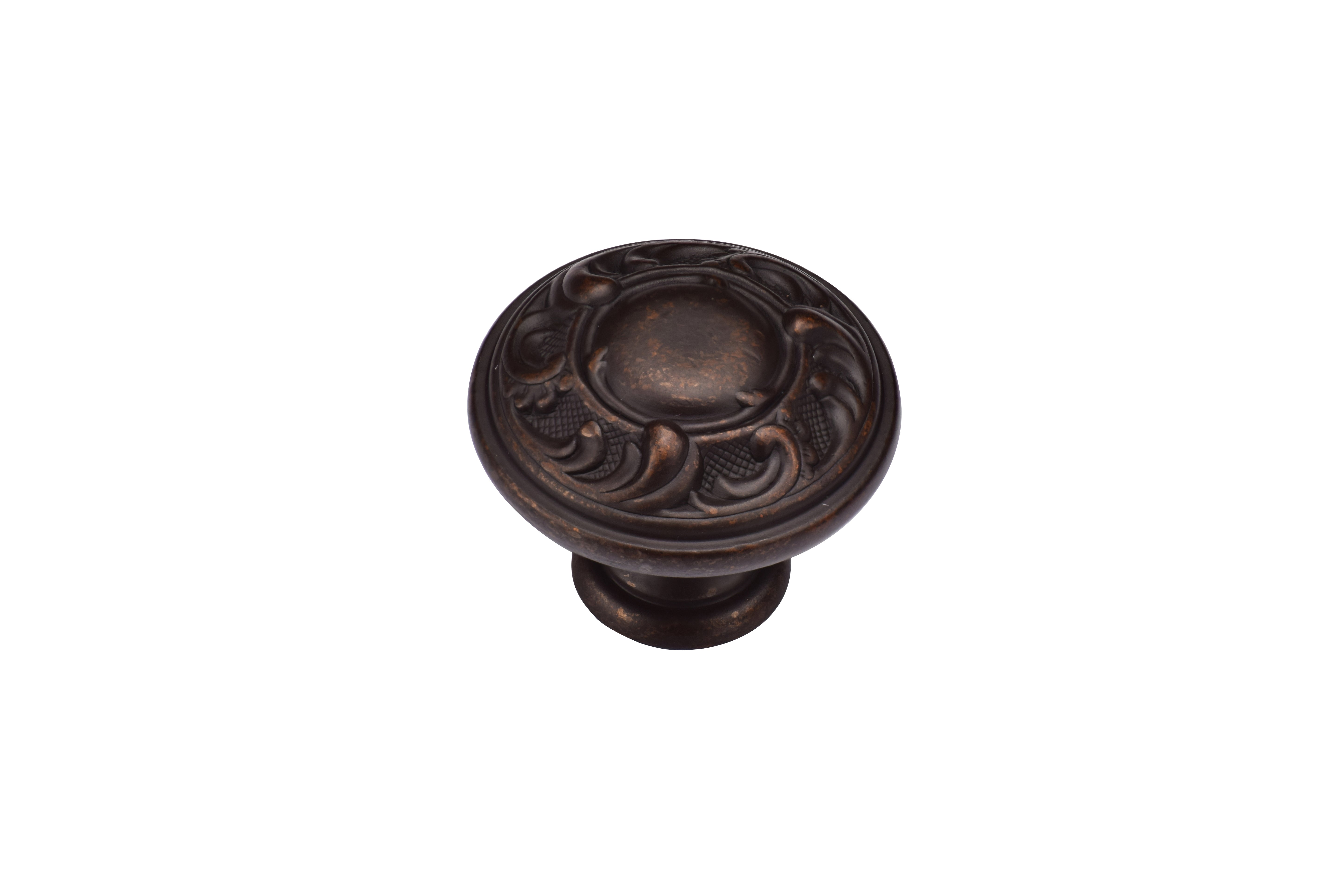 Manzoni Decorated Round Cabinet Knob