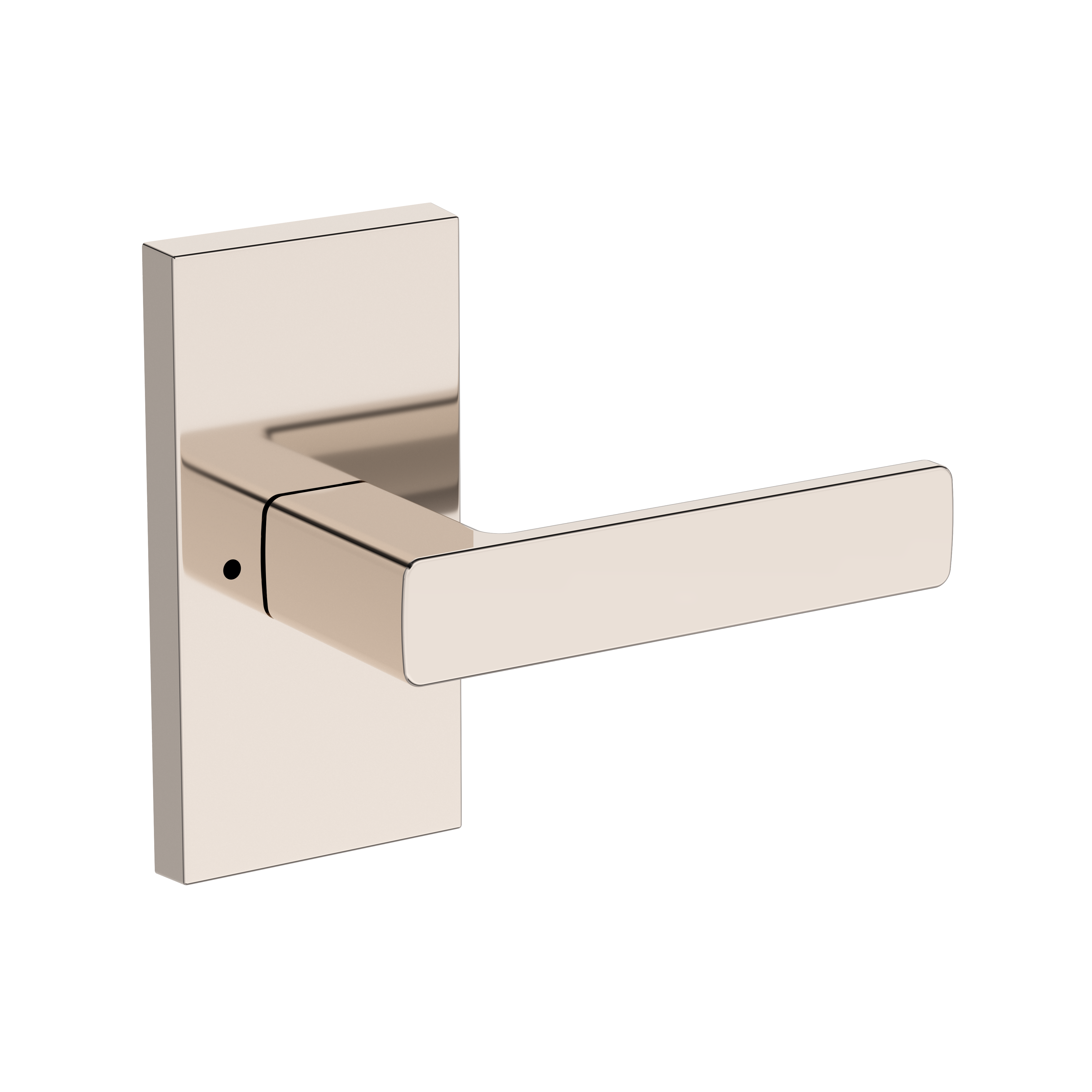 Baldwin Sharpewood Lever Set with Contemporary 5" Rose