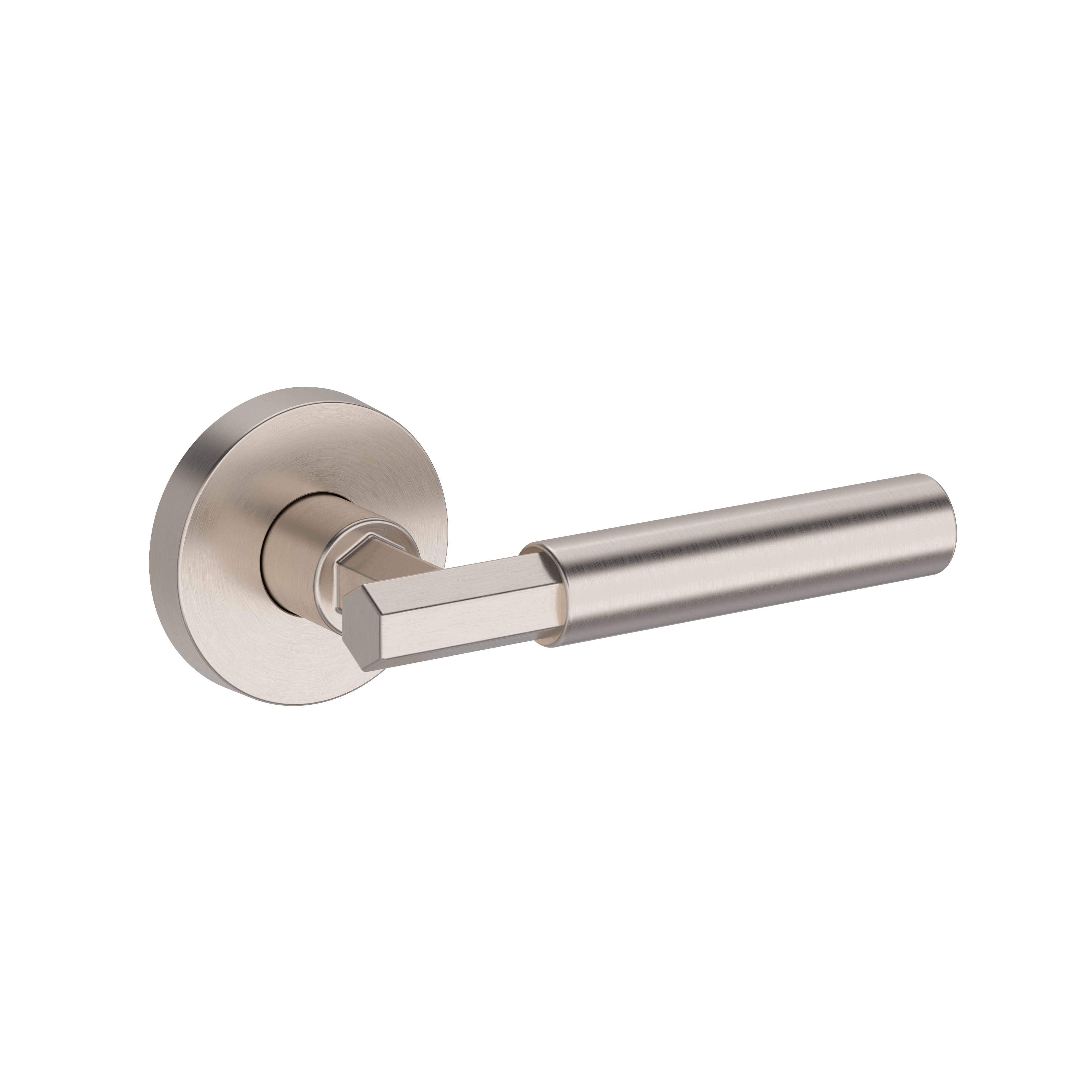 Baldwin Riddling Lever Set with Contemporary Round Rose