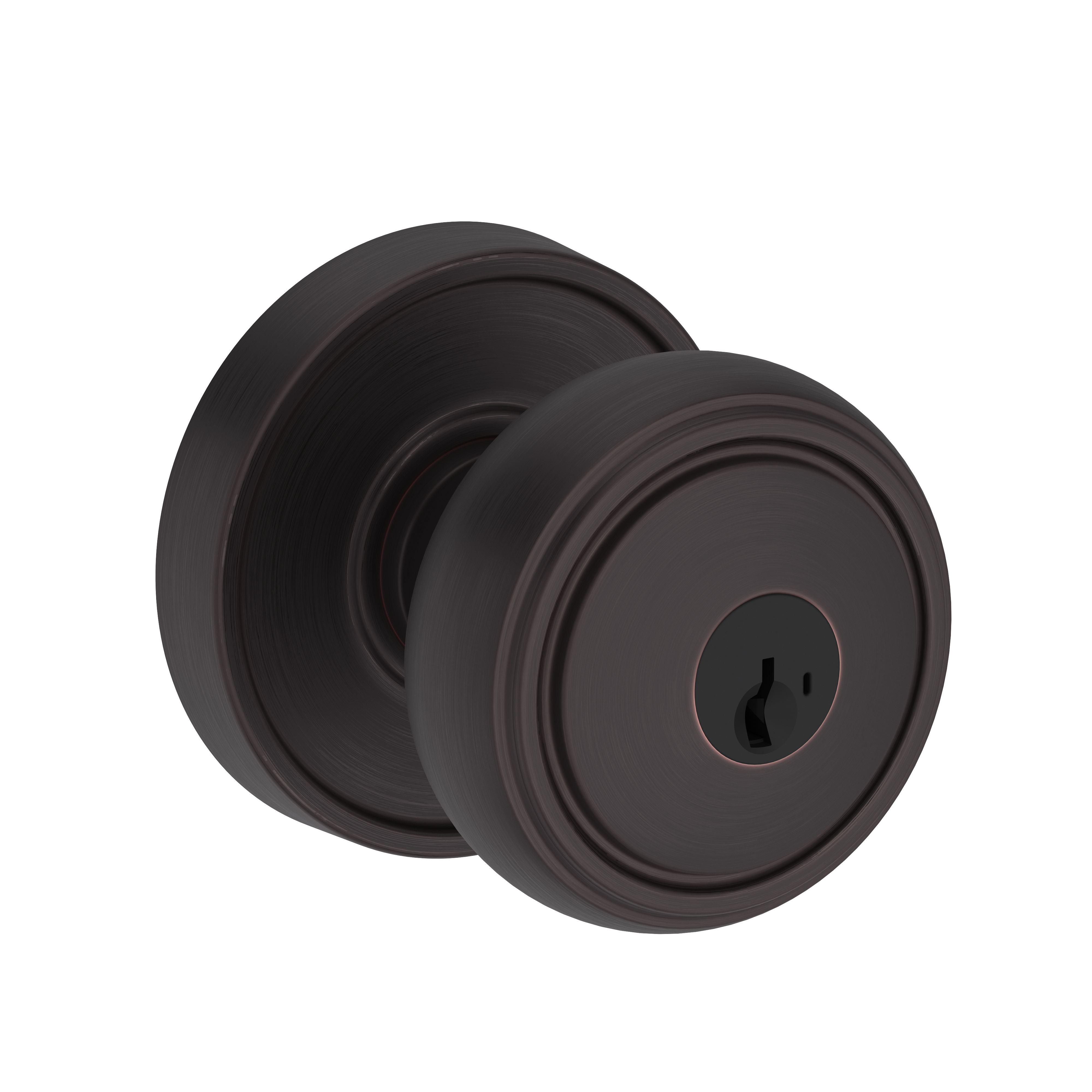 Baldwin Bremerton Knob Set with Recessed Round Rose