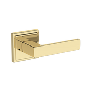 Baldwin Sharpewood Lever Set with Stepped Square Rose