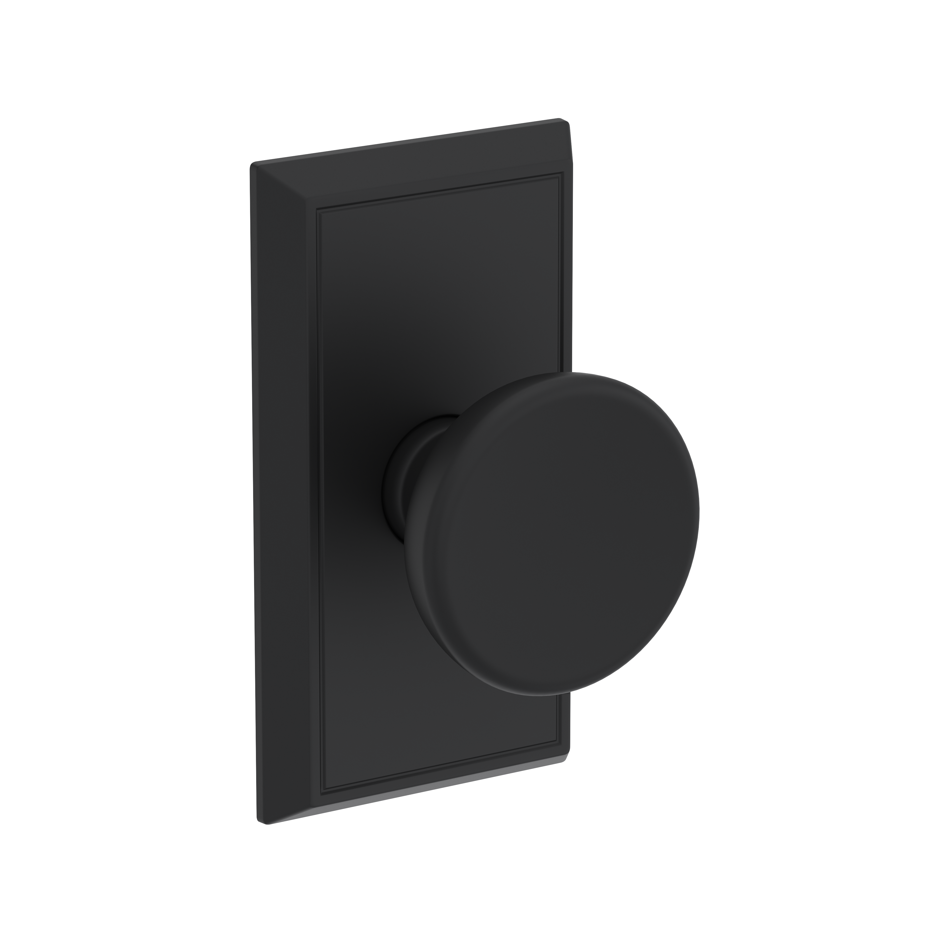 Baldwin Solvang Knob Set with Chamfered 5" Rose