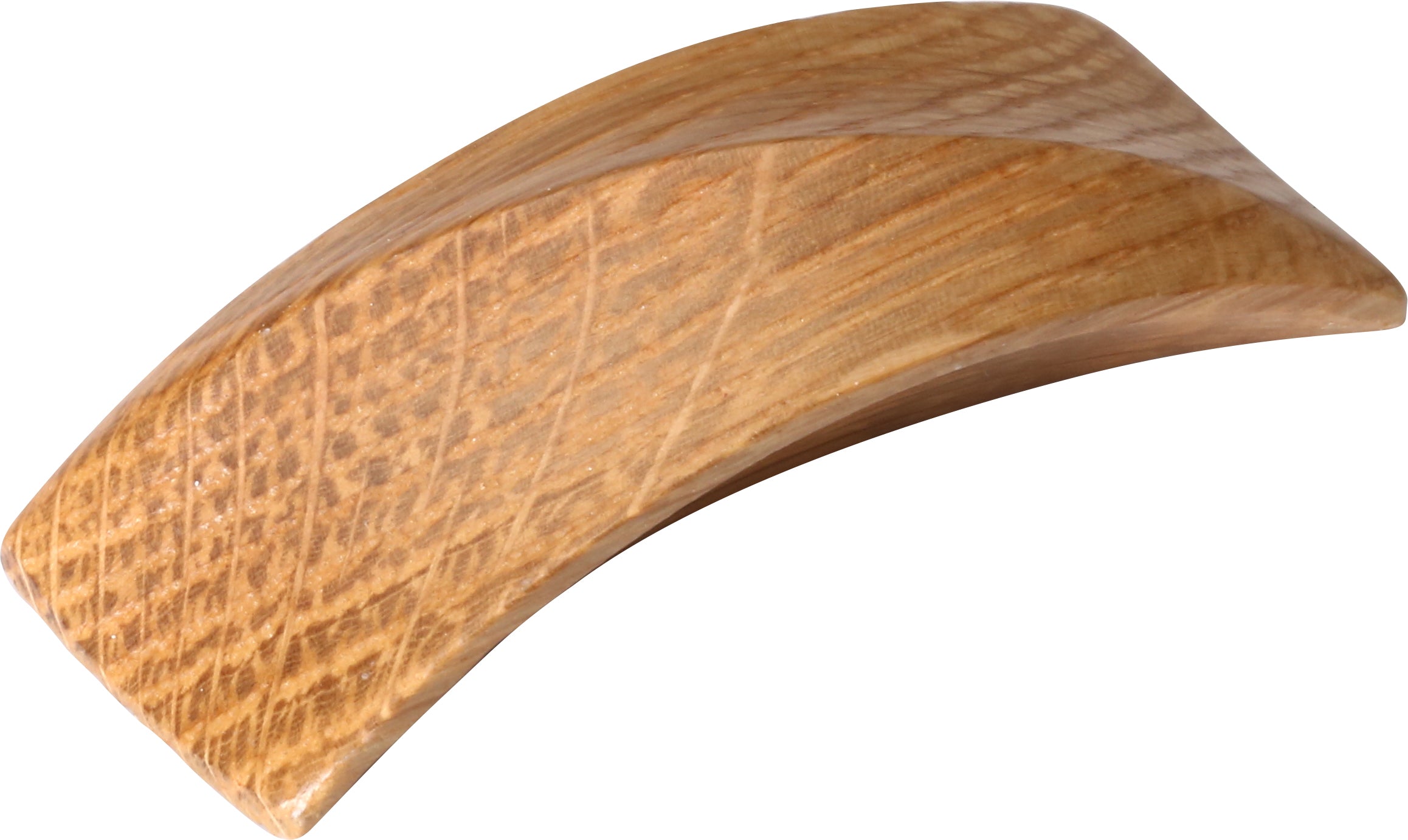 Manzoni Ridged Designer Wood Cabinet Pull