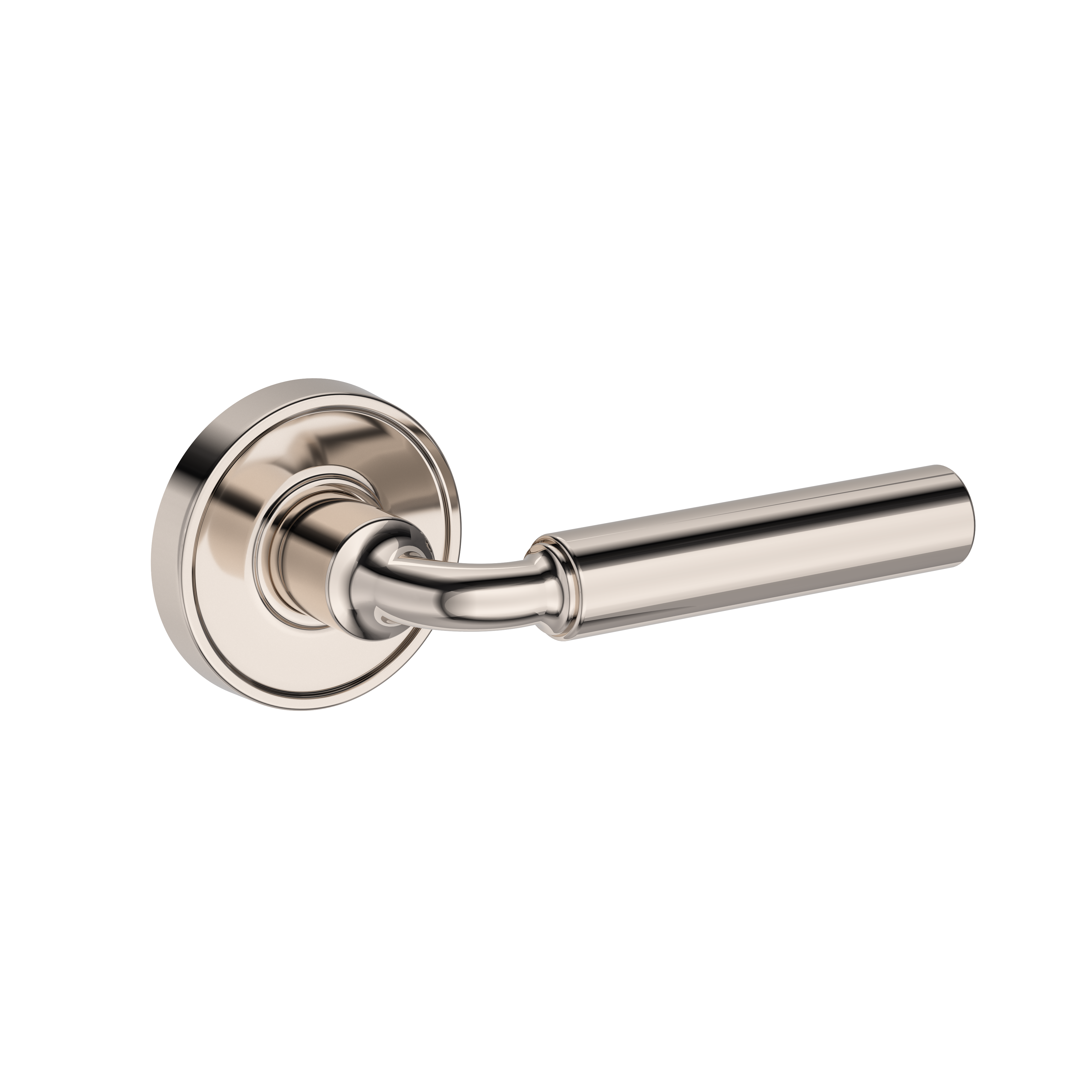 Baldwin La Conner Lever Set with Recessed Round Rose