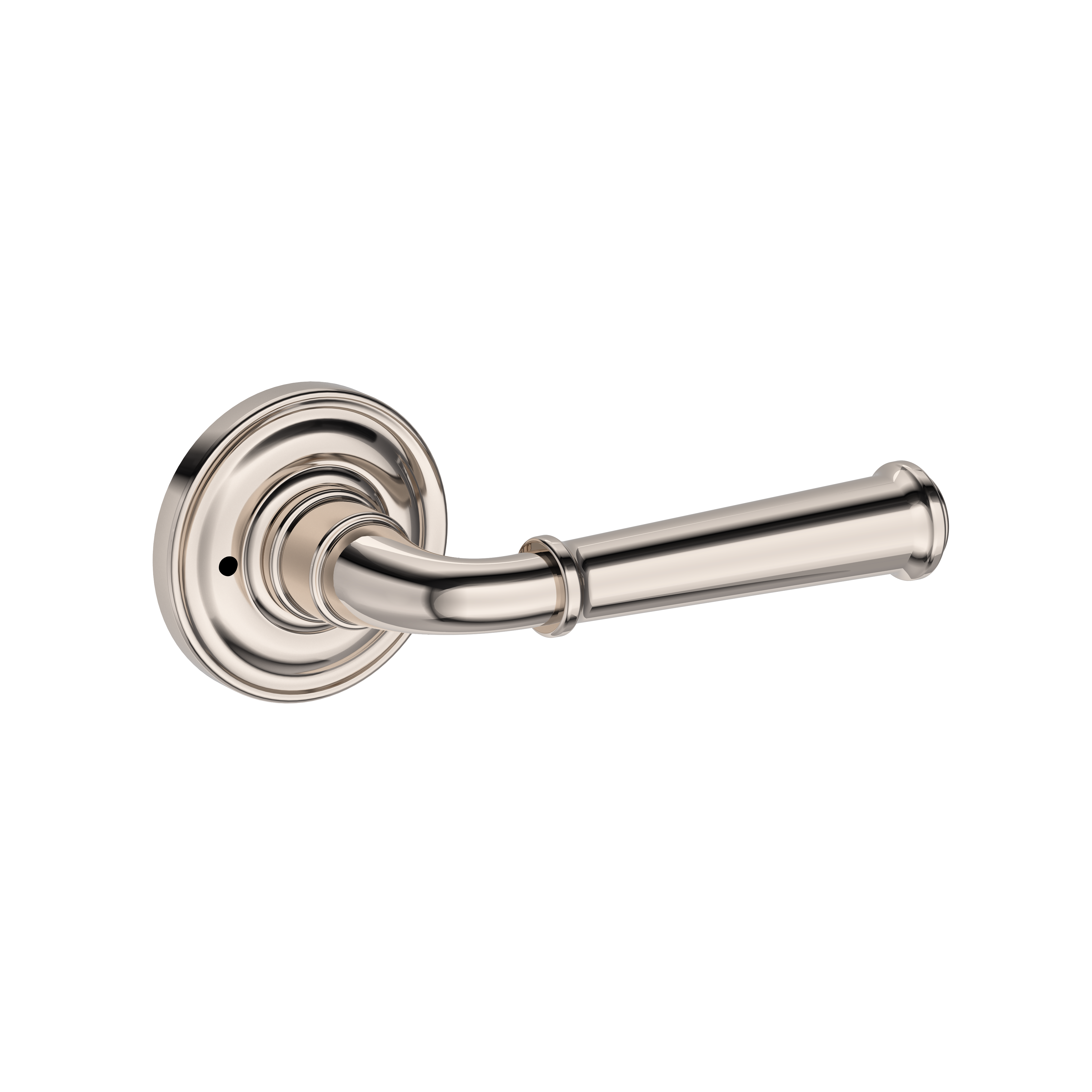 Baldwin Dunsmoor Lever Set with Traditional Round Rose
