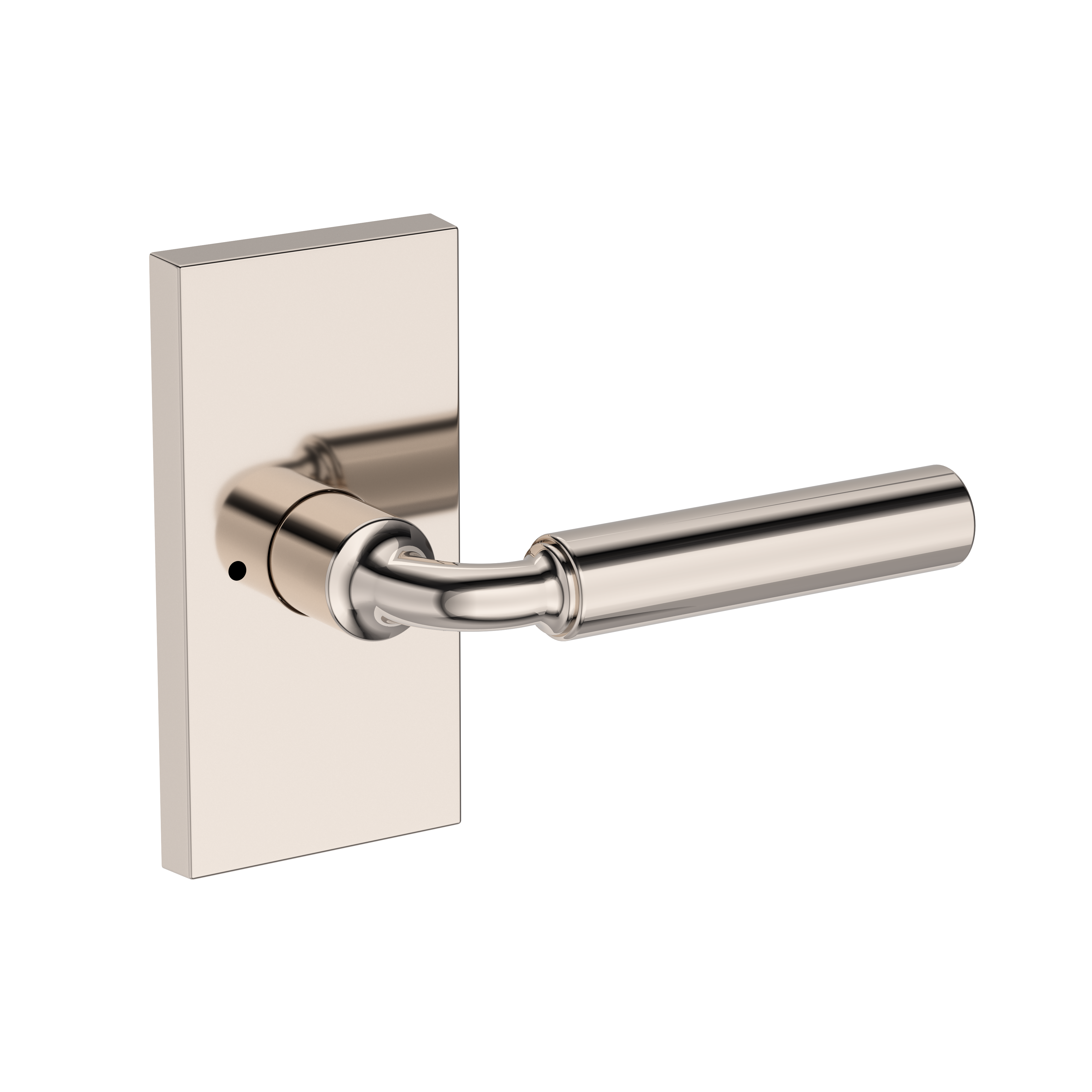 Baldwin La Conner Lever Set with Contemporary 5" Rose