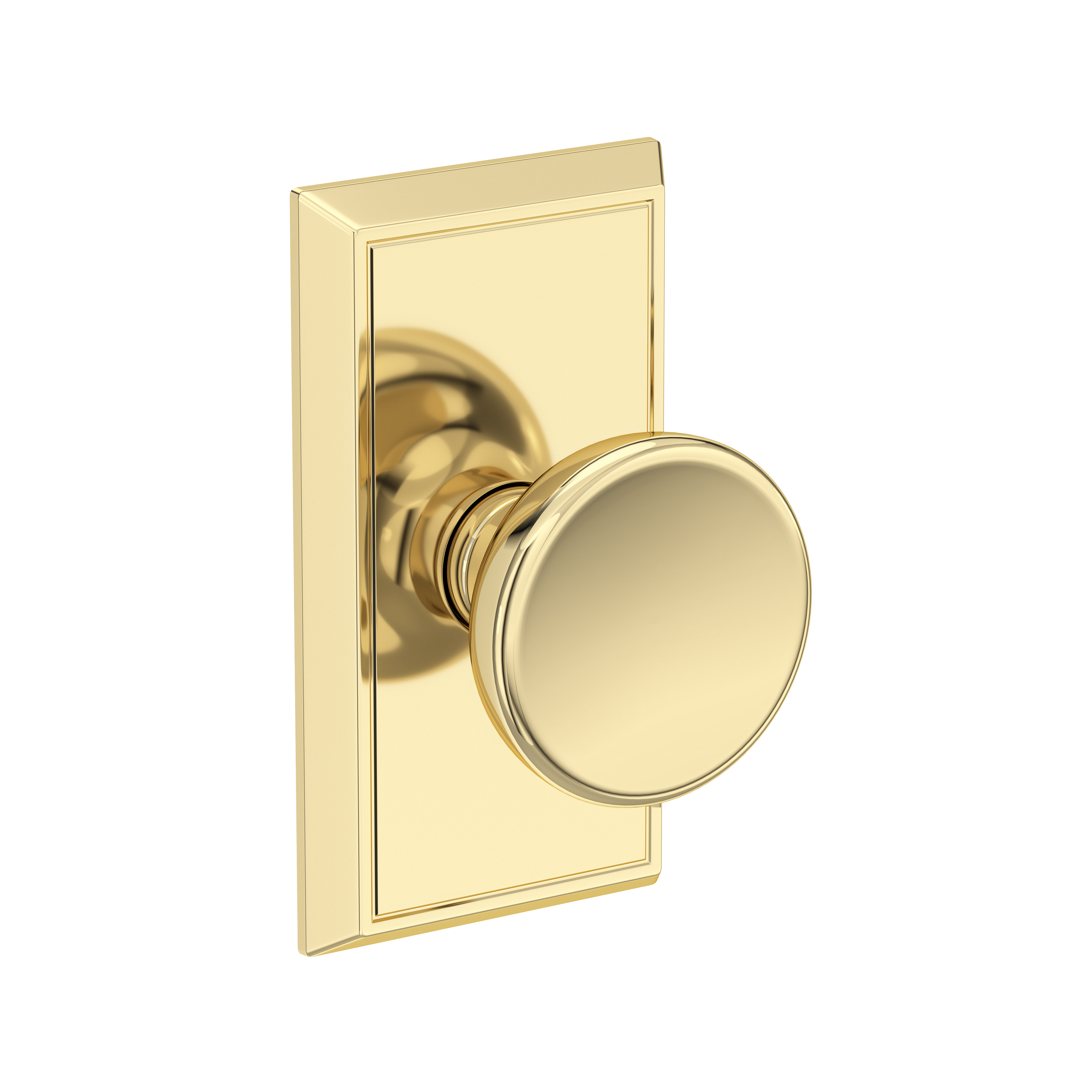 Baldwin Solvang Knob Set with Chamfered 5" Rose