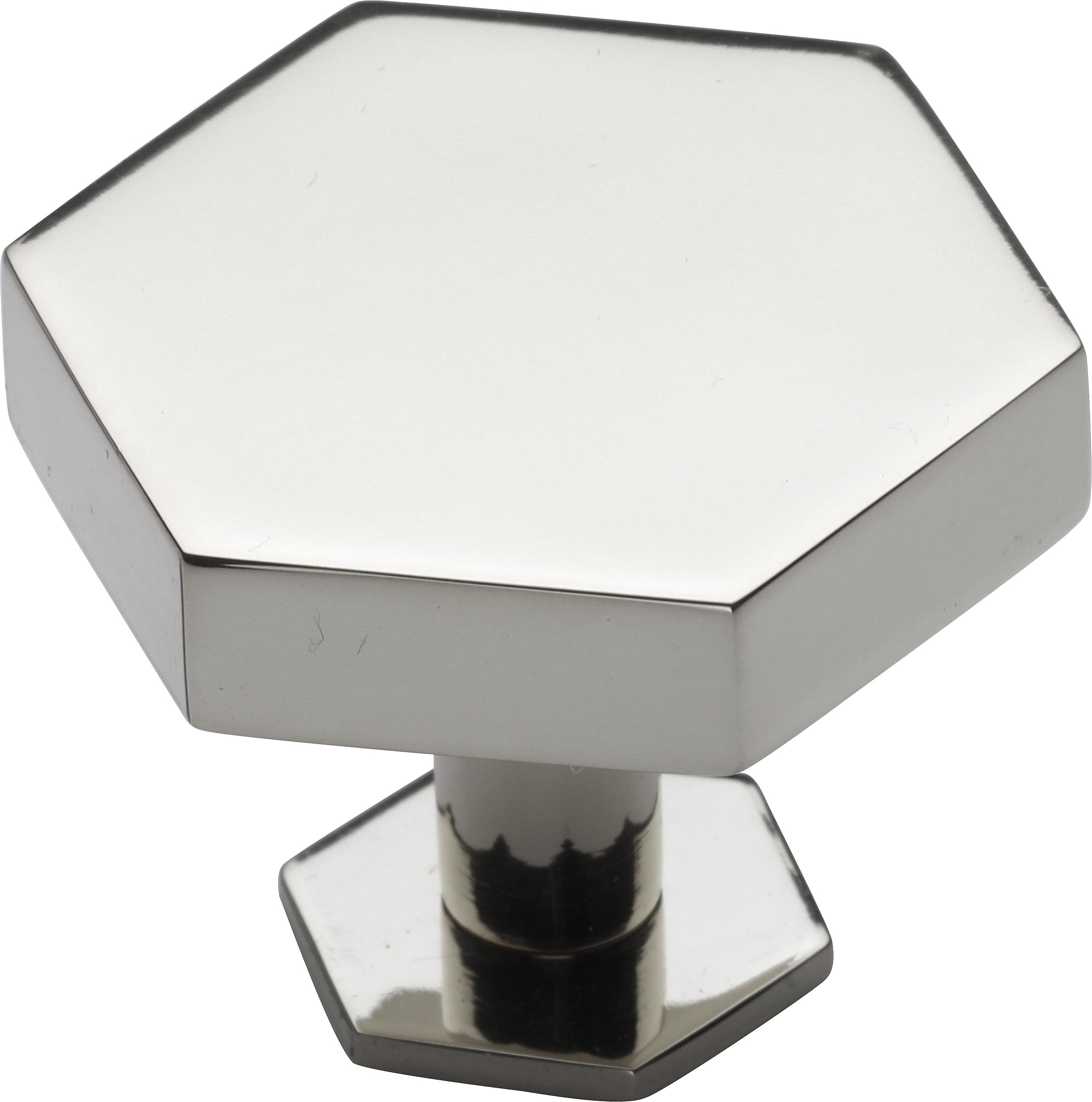Ashley Norton Modern Hex Cabinet Knob with Rosette