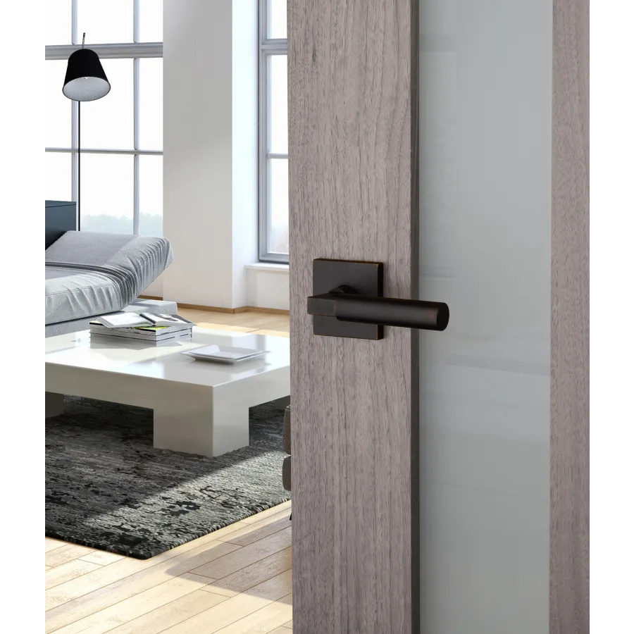 Baldwin L029 Gramercy Lever Set with R017 Rose