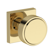 Baldwin Vashon Knob Set with Contemporary Square Rose