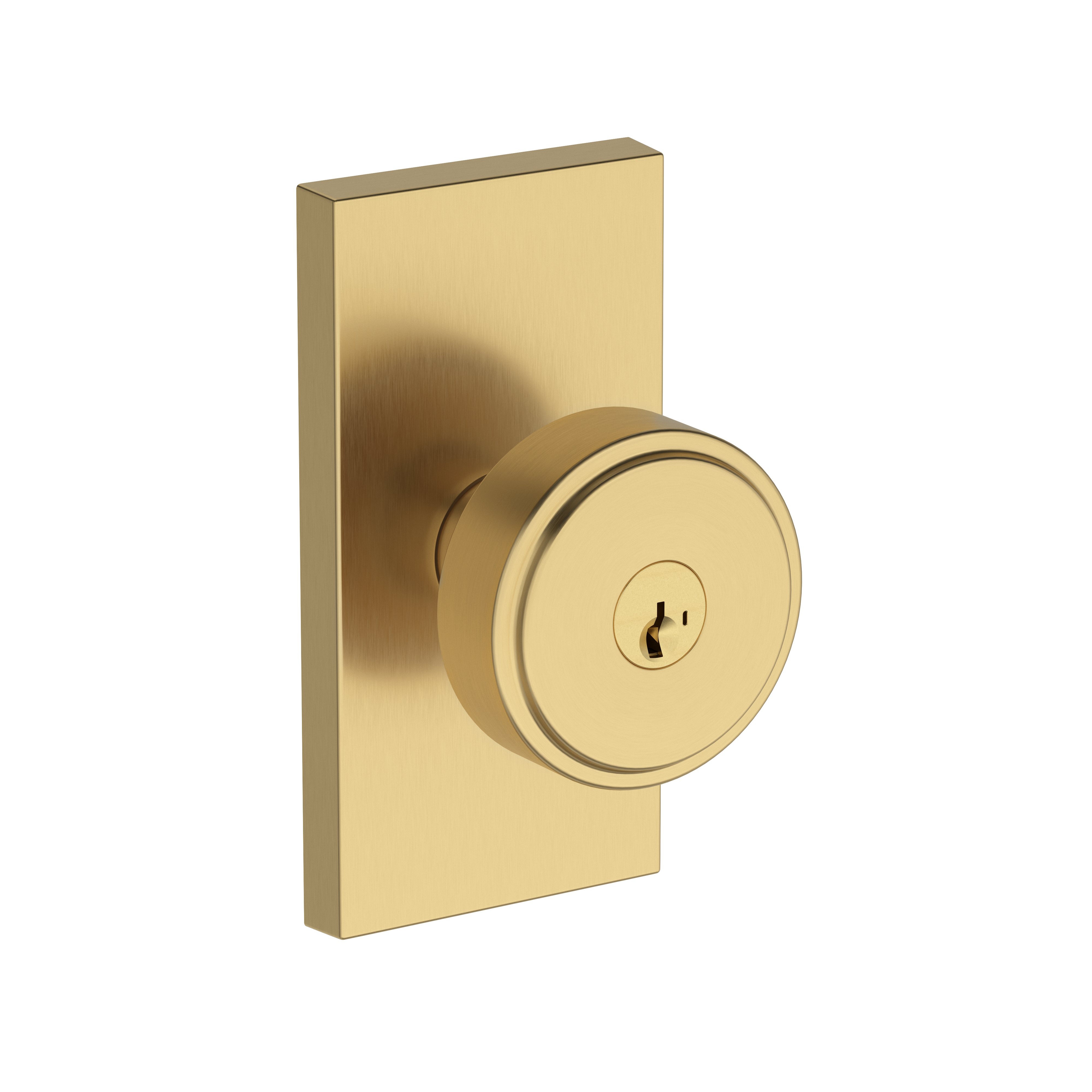 Baldwin Vashon Knob Set with Contemporary 5" Rose