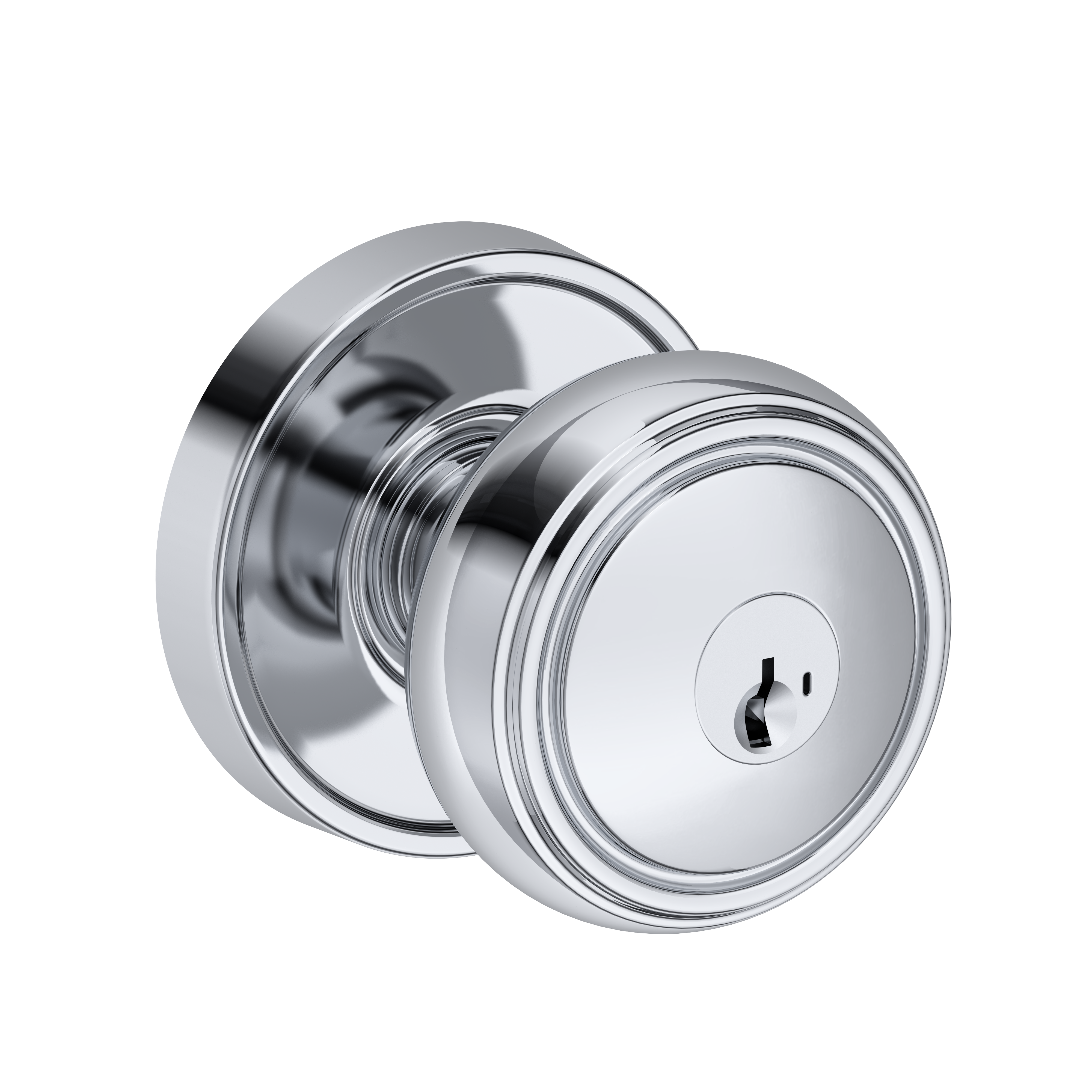 Baldwin Bremerton Knob Set with Recessed Round Rose