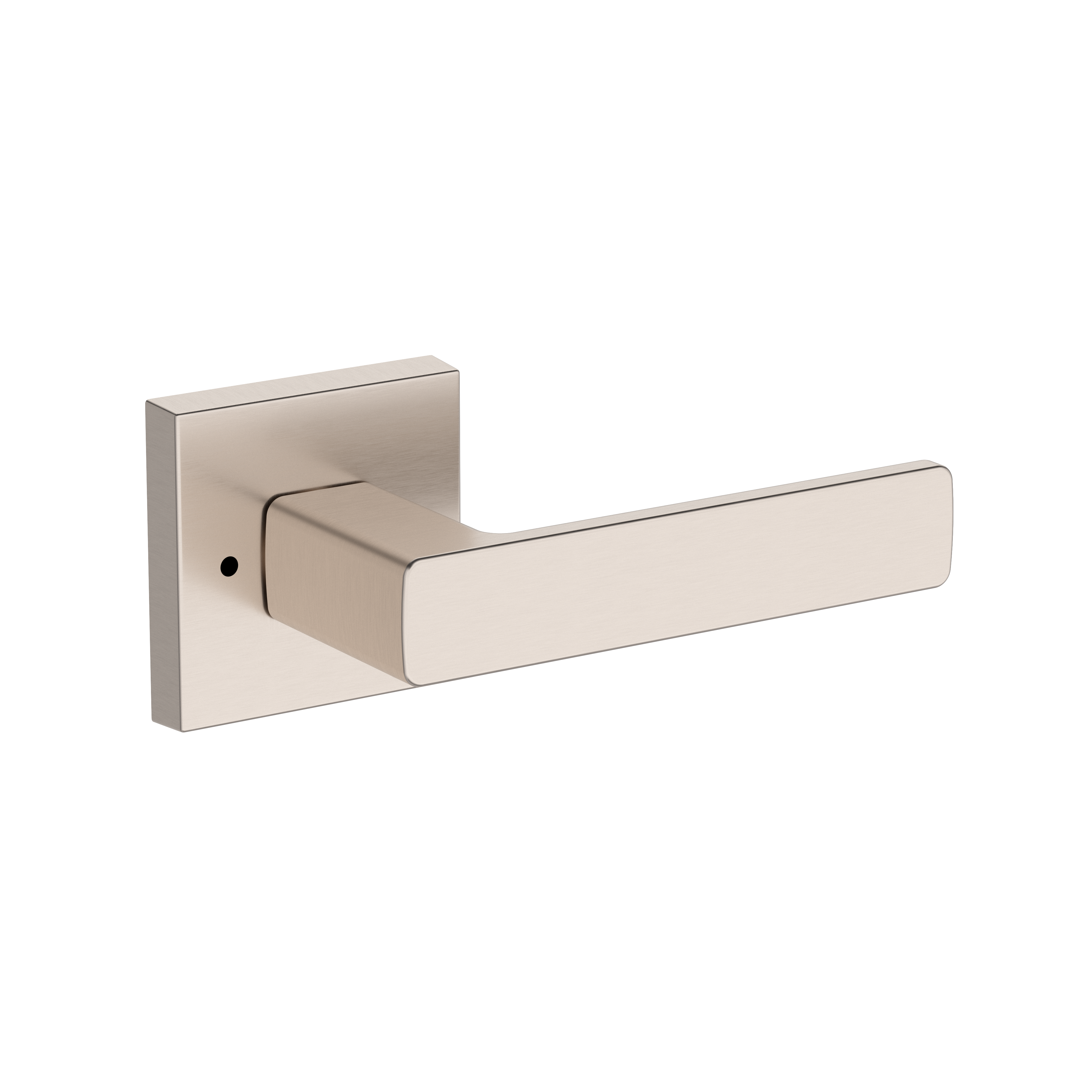 Baldwin Sharpewood Lever Set with Contemporary Square Rose