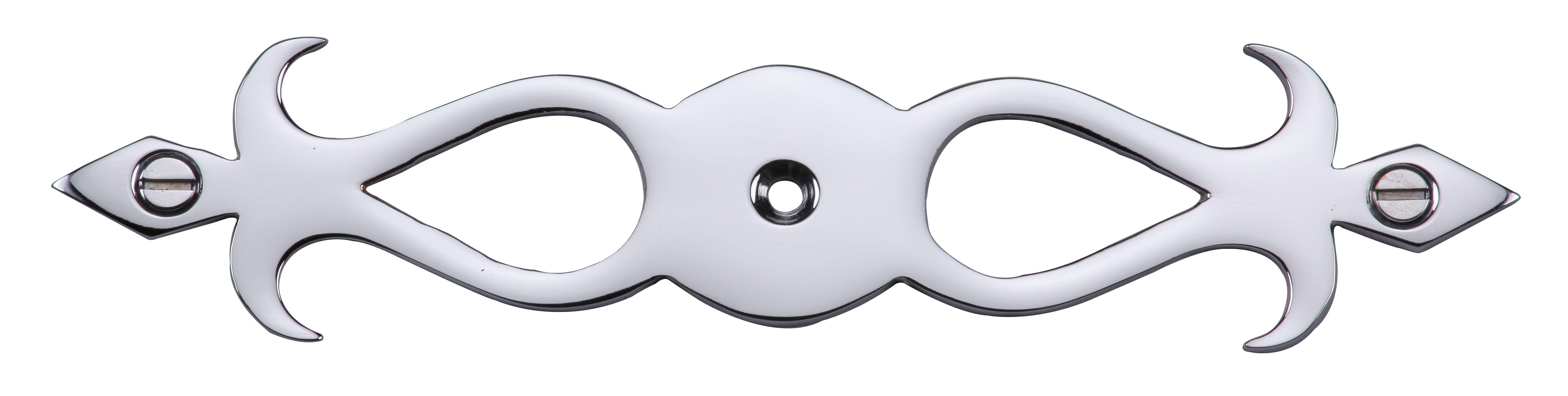 Ashley Norton Fleur-de-lis Cabinet Knob Backpate