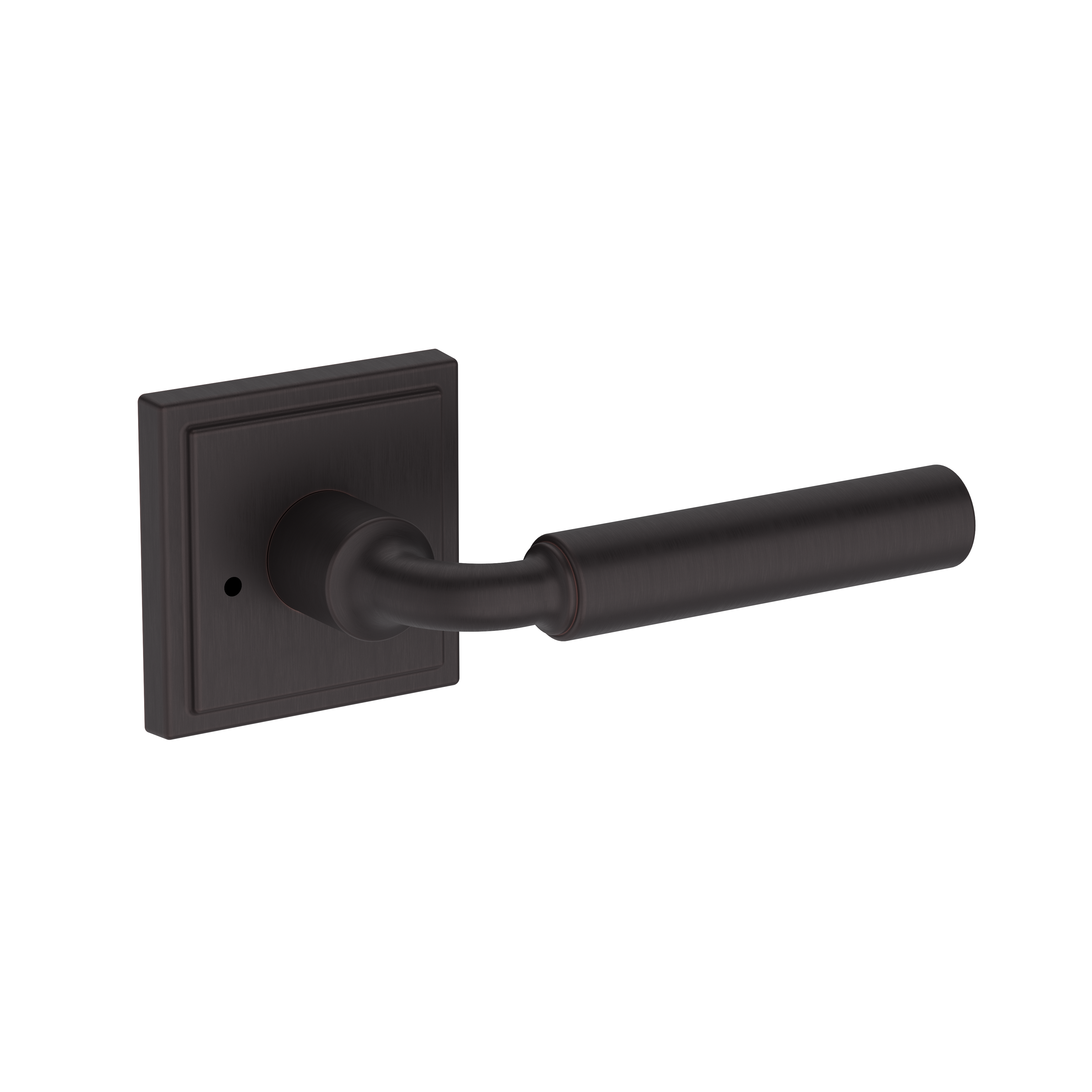 Baldwin La Conner Lever Set with Stepped Square Rose