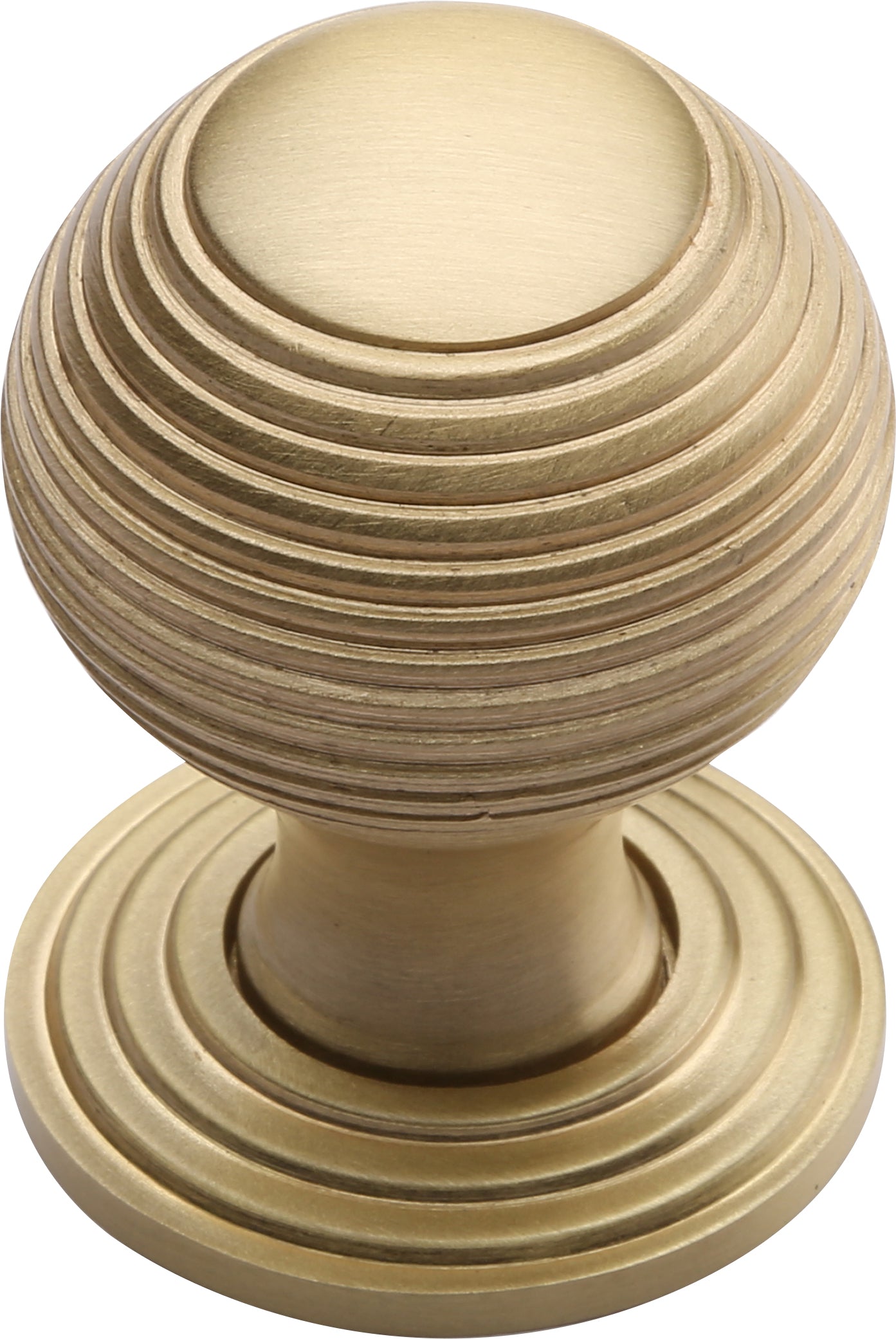 Ashley Norton Reeded Cabinet Knob on Rose