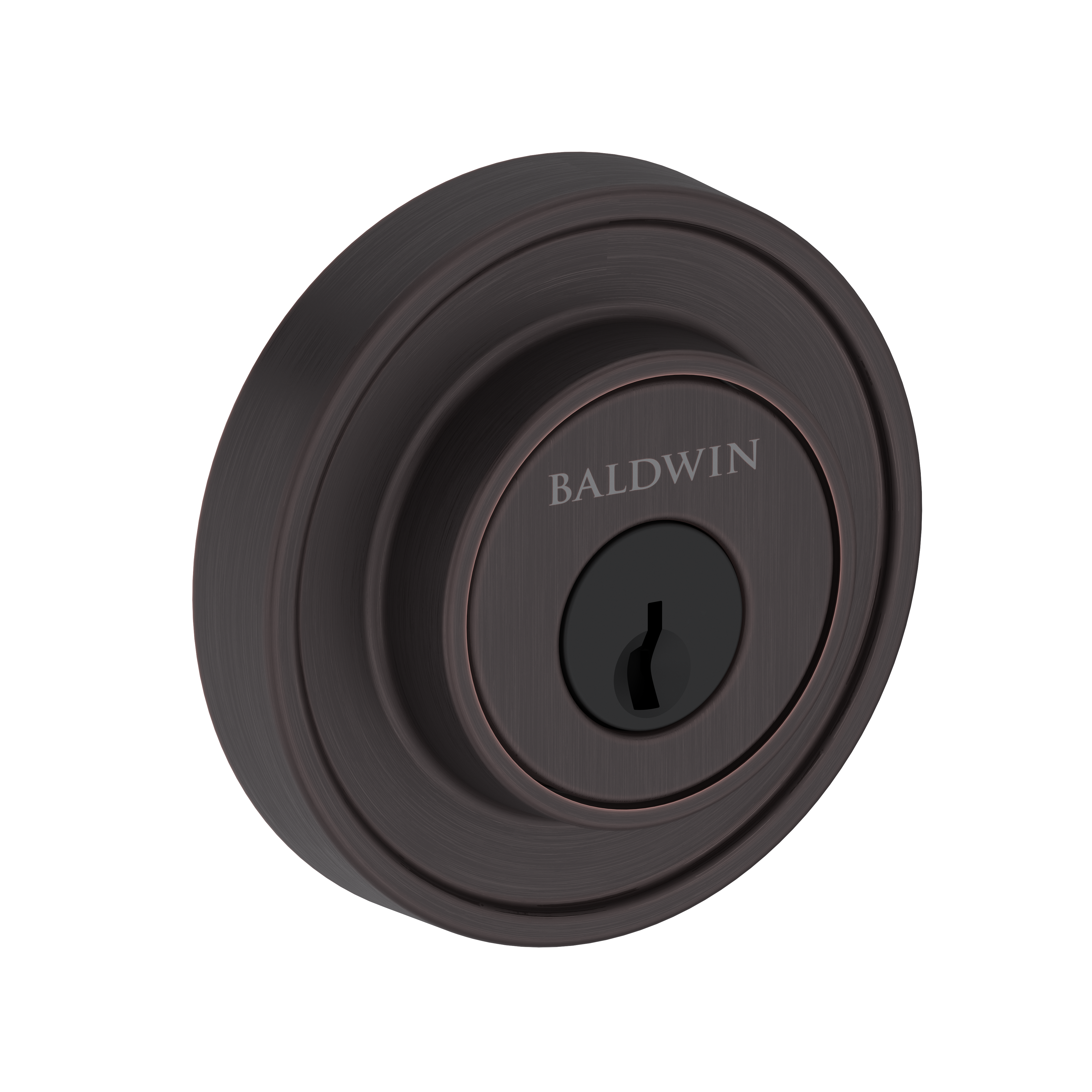 Baldwin Recessed Round Single Cylinder Deadbolt