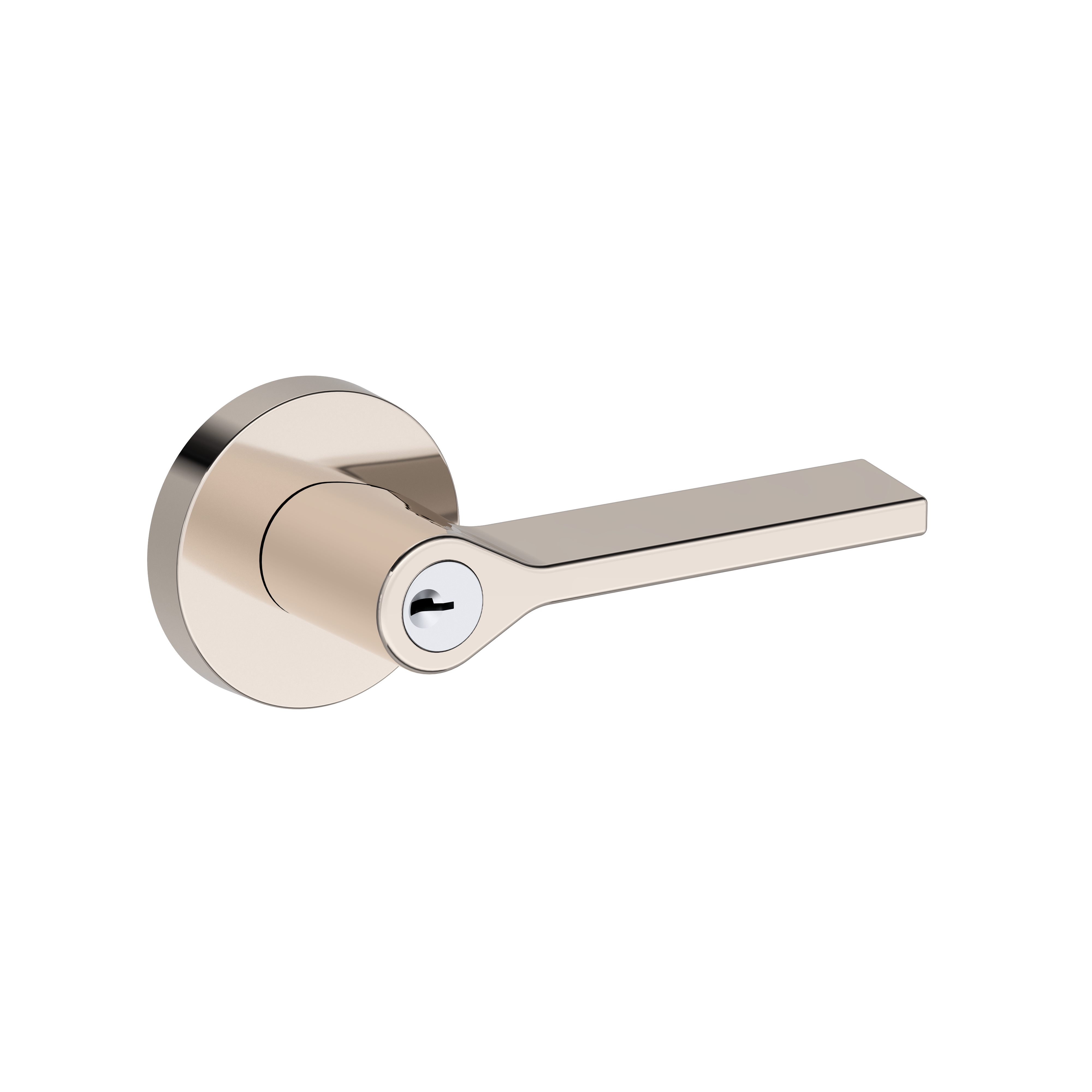 Baldwin Anaheim Hills Lever Set with Contemporary Round Rose