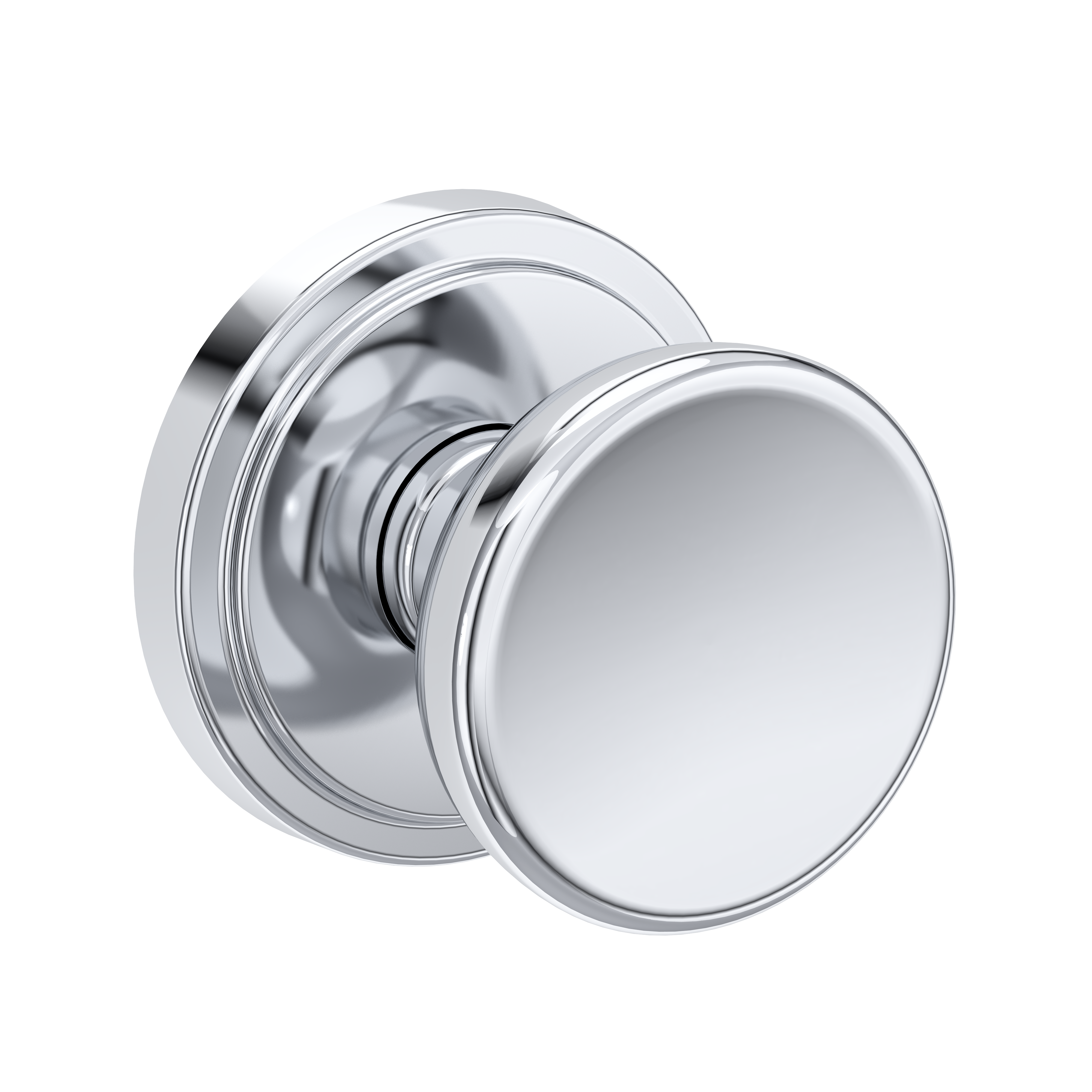 Baldwin Solvang Knob Set with Stepped Round Rose