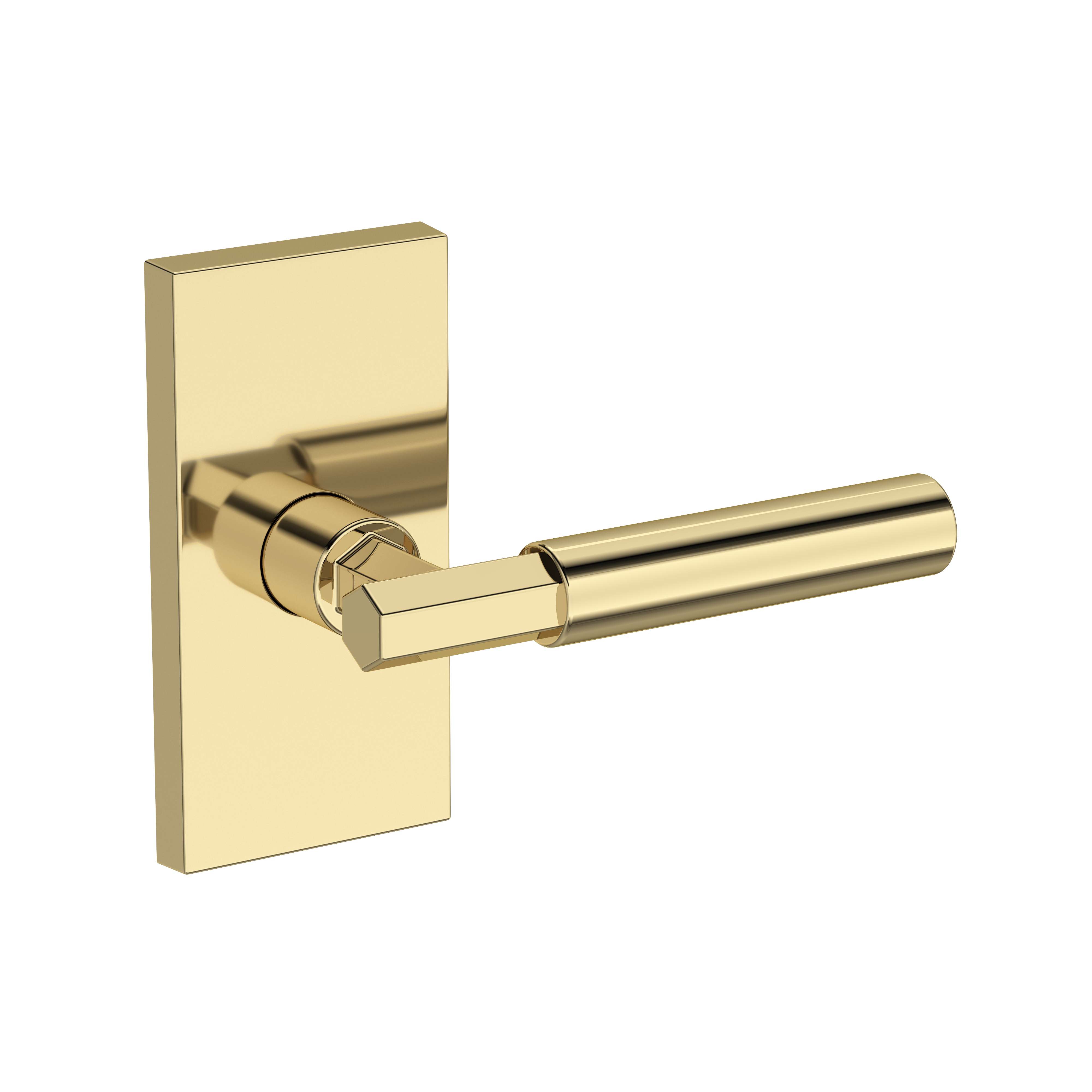 Baldwin Riddling Lever Set with Contemporary 5" Rose
